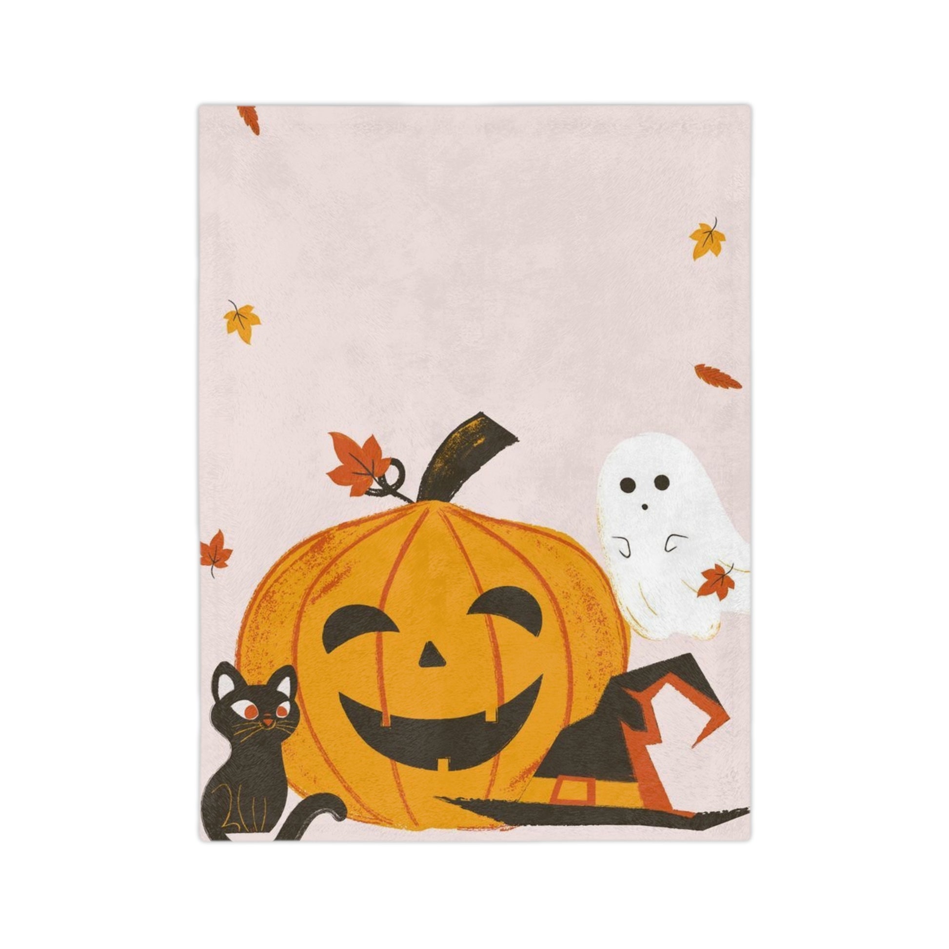 Cozy Halloween Blanket - Fall Decor