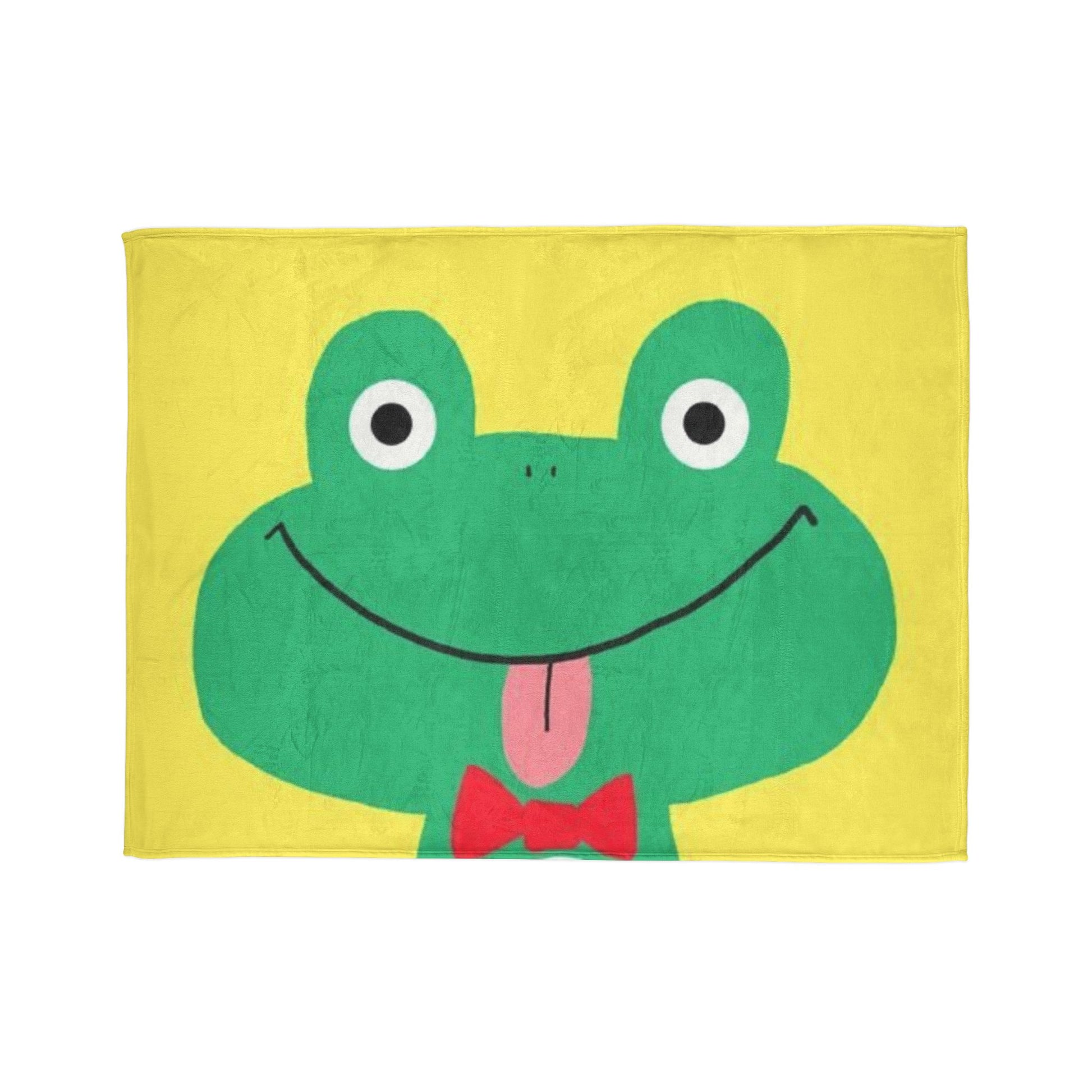 Frog Plush Blanket - Soft, Cozy, Kids Room Decor