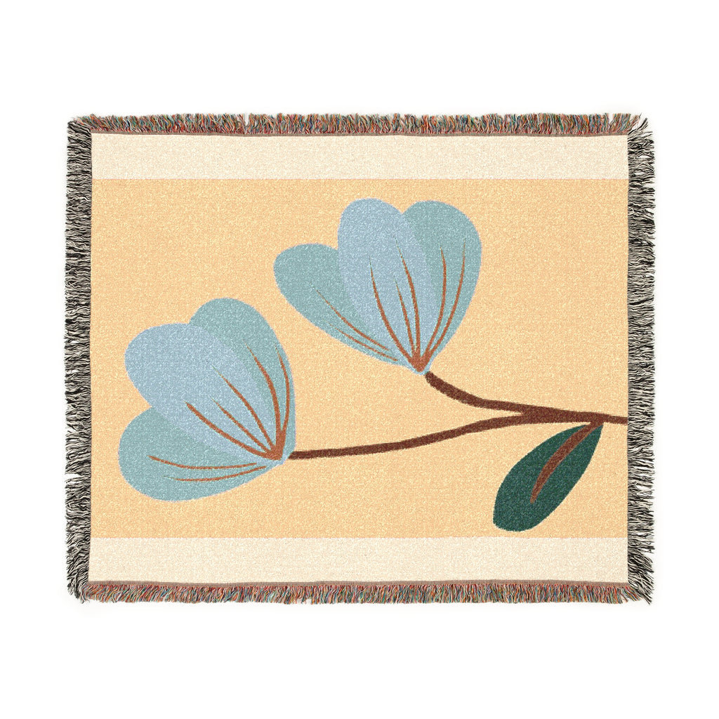 Floral Woven Blanket