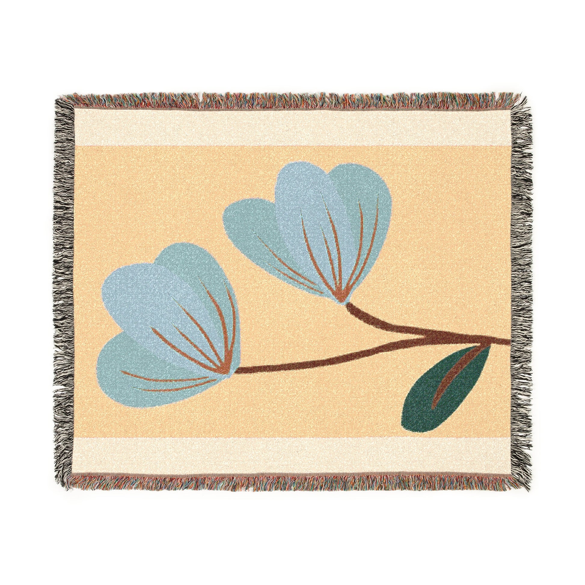 Floral Woven Blanket