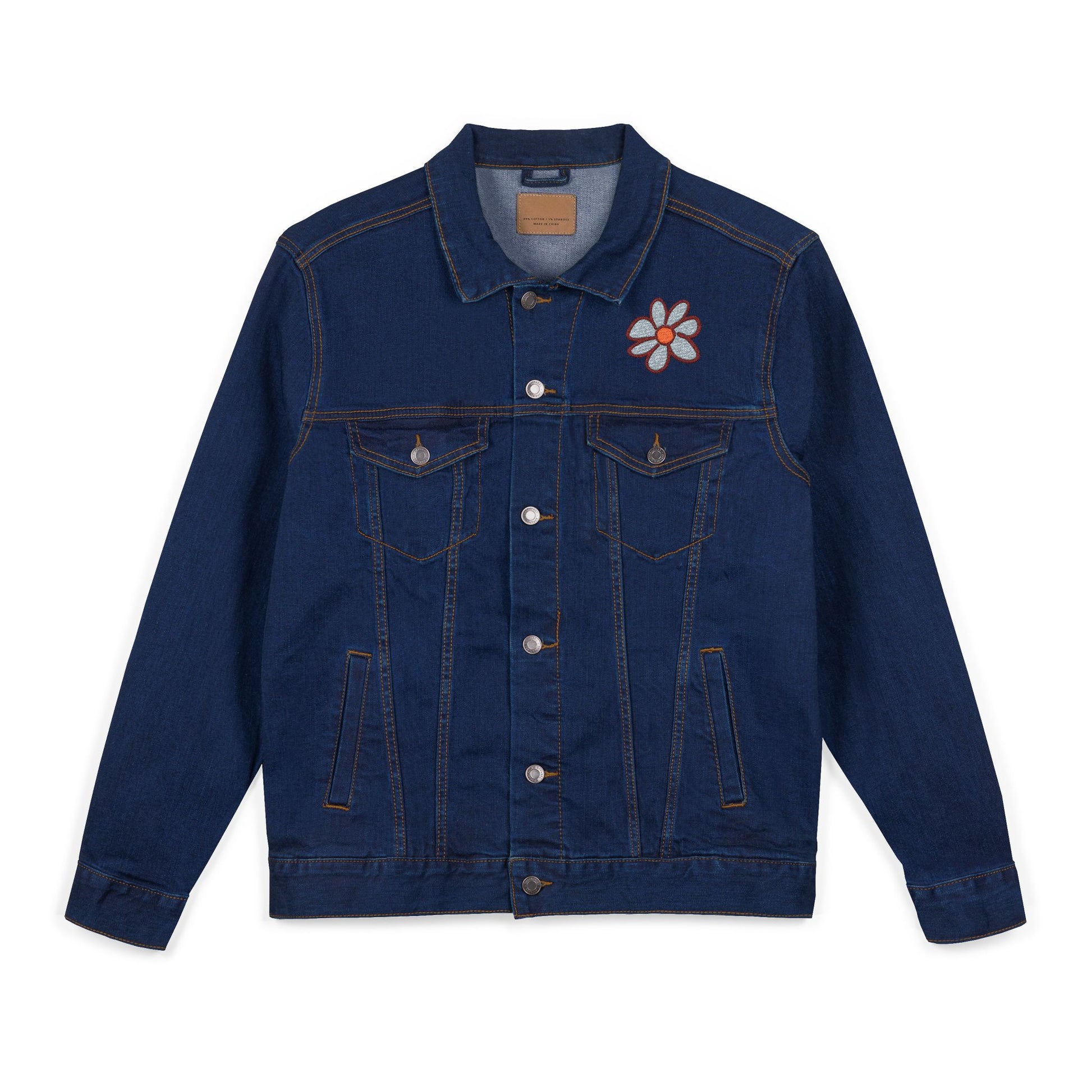 Cute Embroidered Unisex Denim Jacket