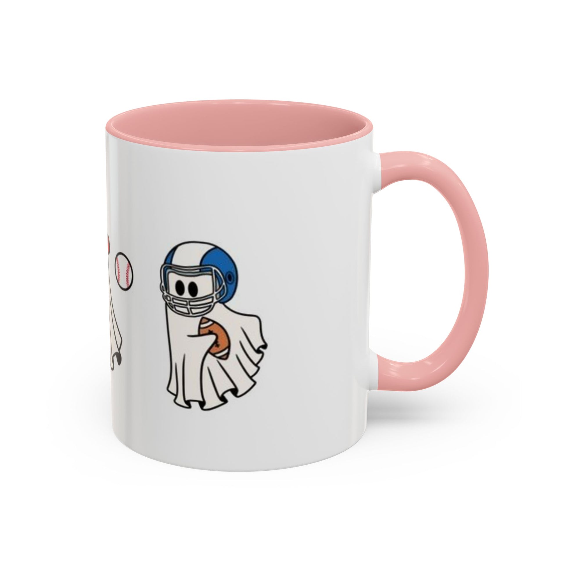 Whimsical Sports Ghost Coffee Mug - Fun Ghost Drawing