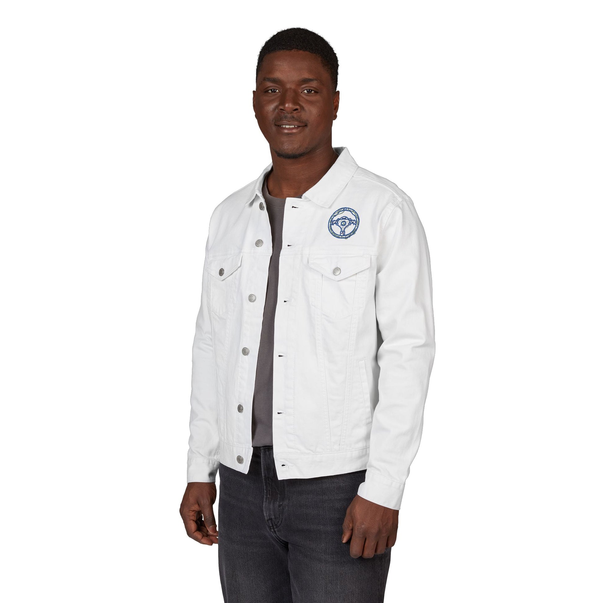 Embroidery unisex Denim Jacket