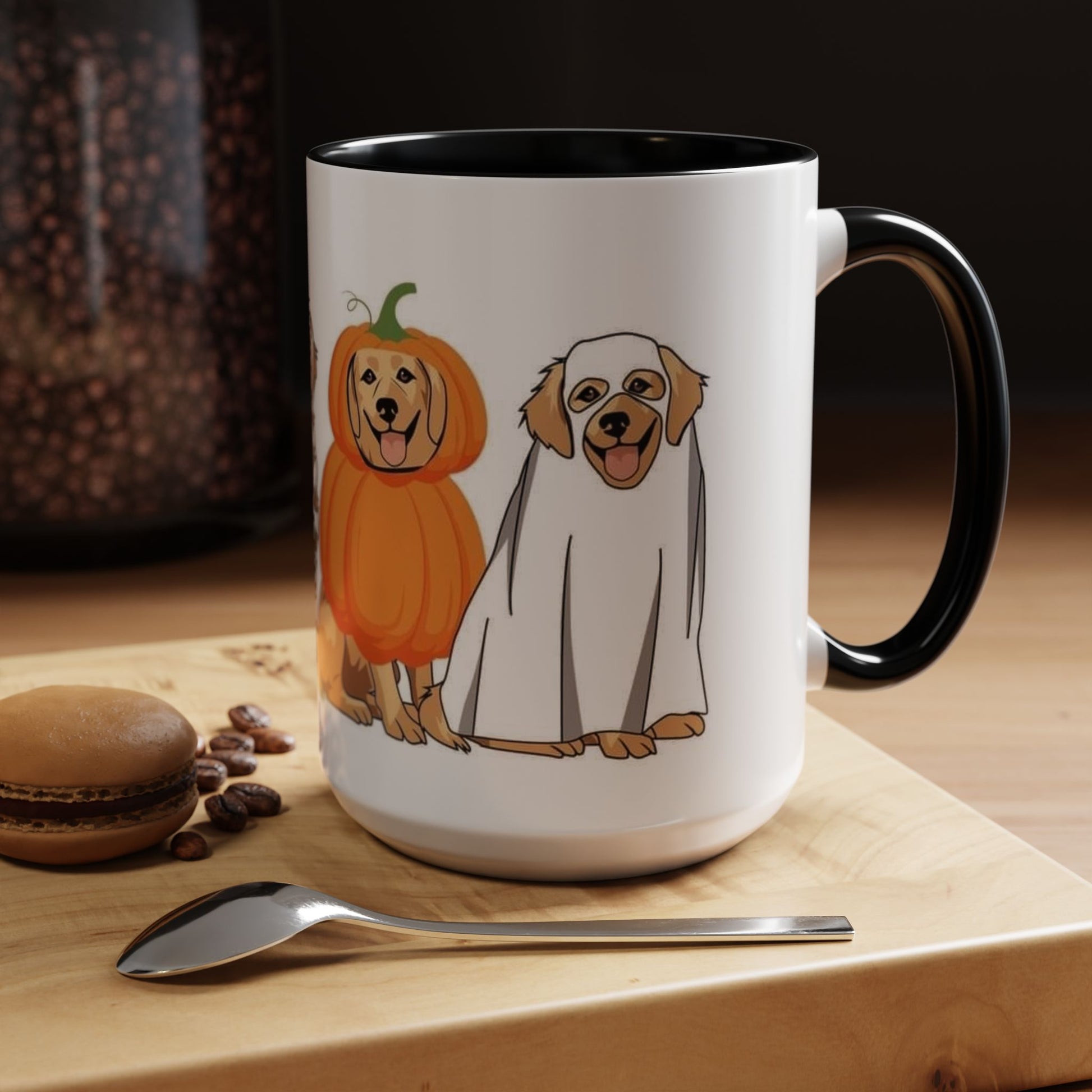 Halloween Dog Lover Coffee Mug - Pumpkin Dog Mug