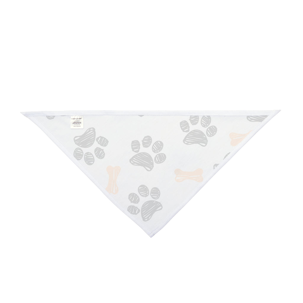 Stylish Pet Bandana with Paw Print Design