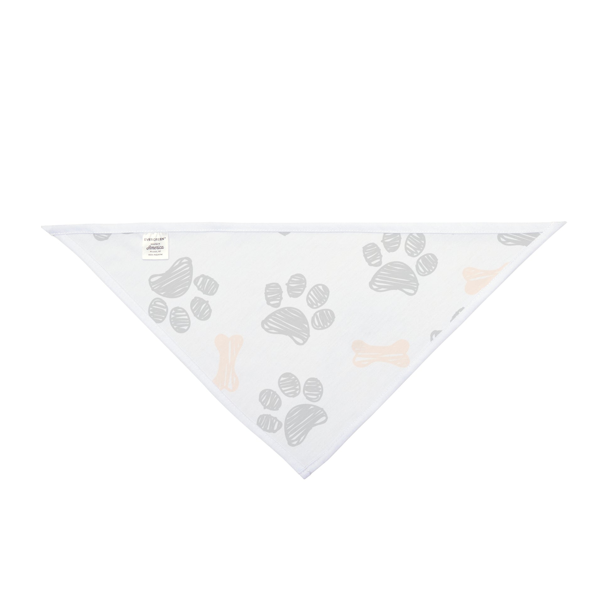 Stylish Pet Bandana with Paw Print Design