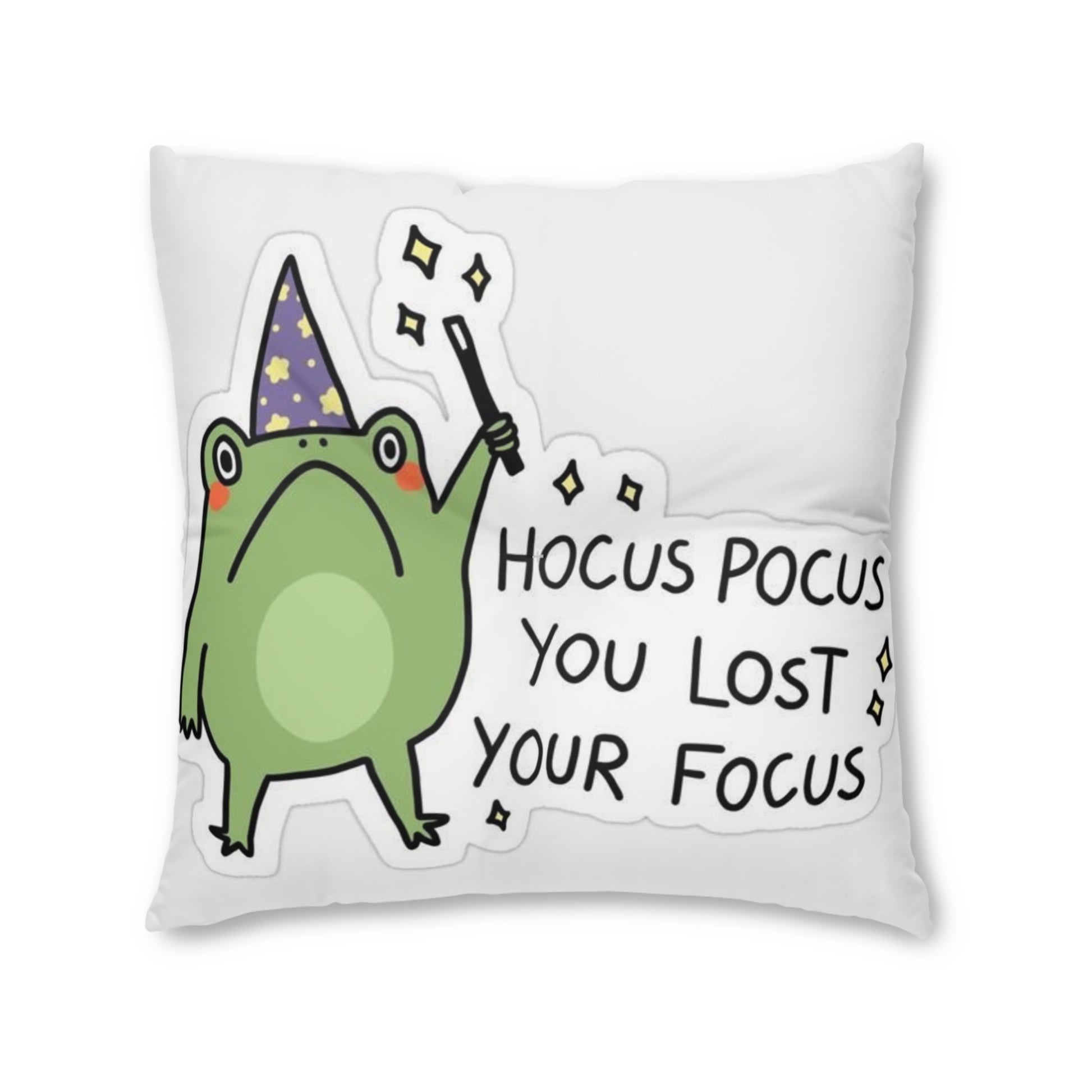 Whimsical Frog Floor Pillow - Hocus Pocus Decor