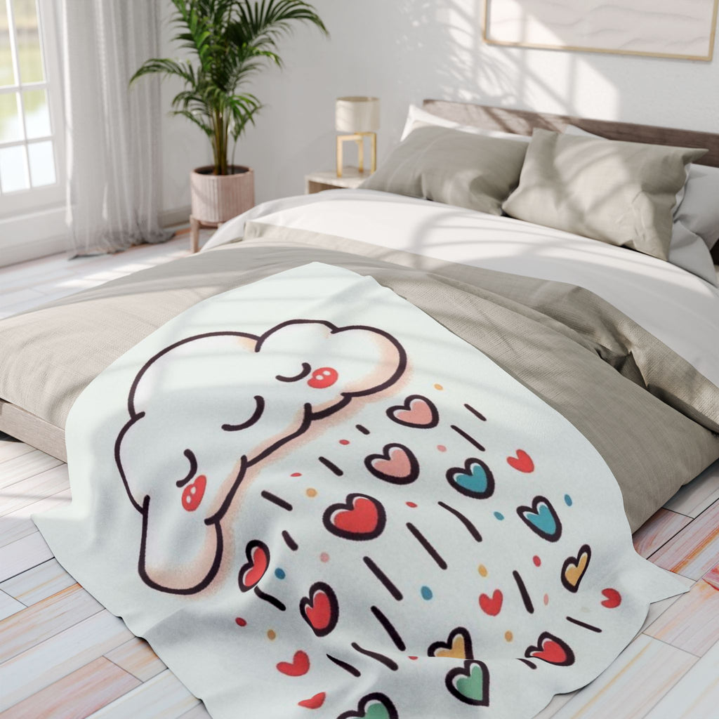 Smiling Cloud Fleece Blanket