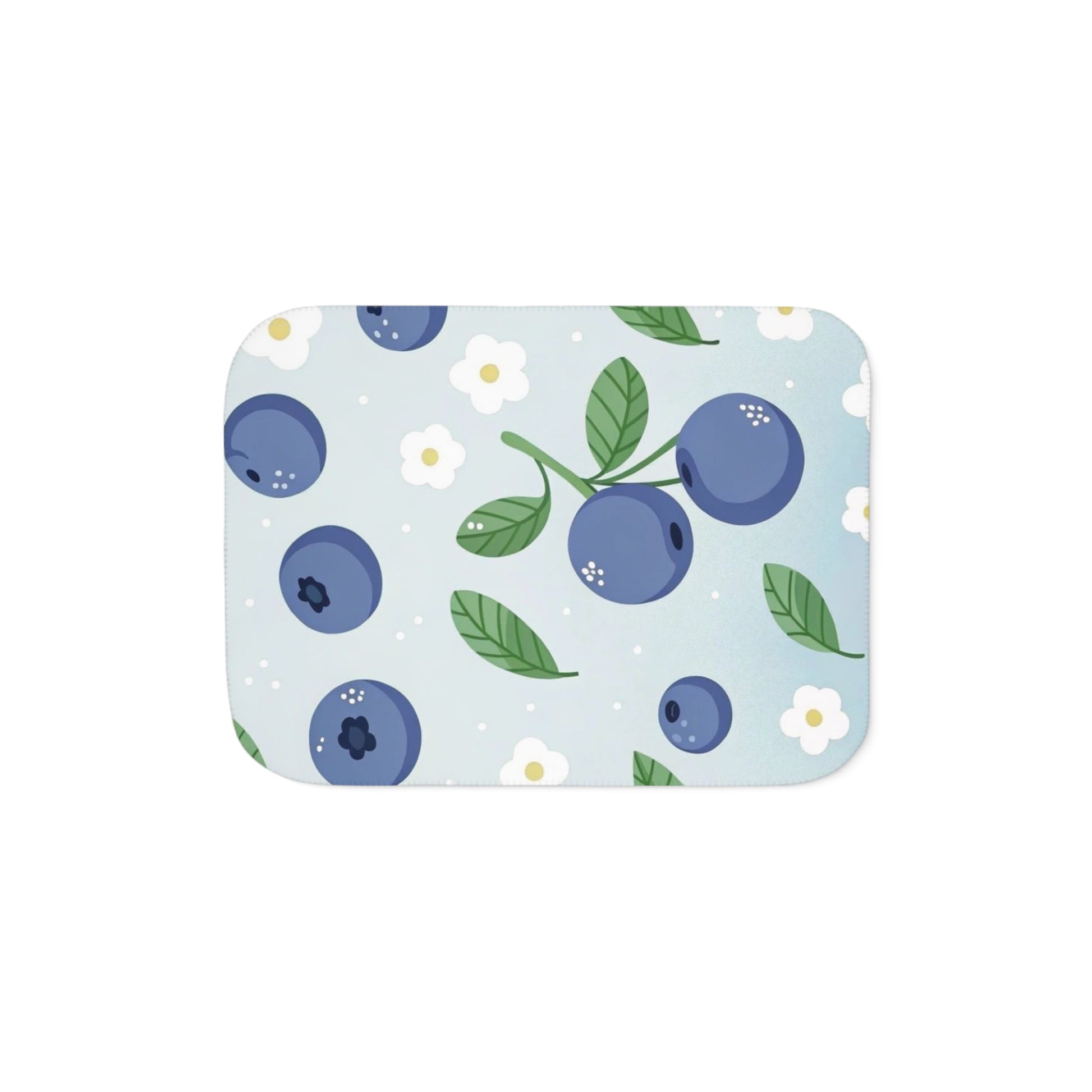 Cozy Blueberry Sherpa Blanket - Perfect for Home, Gifts