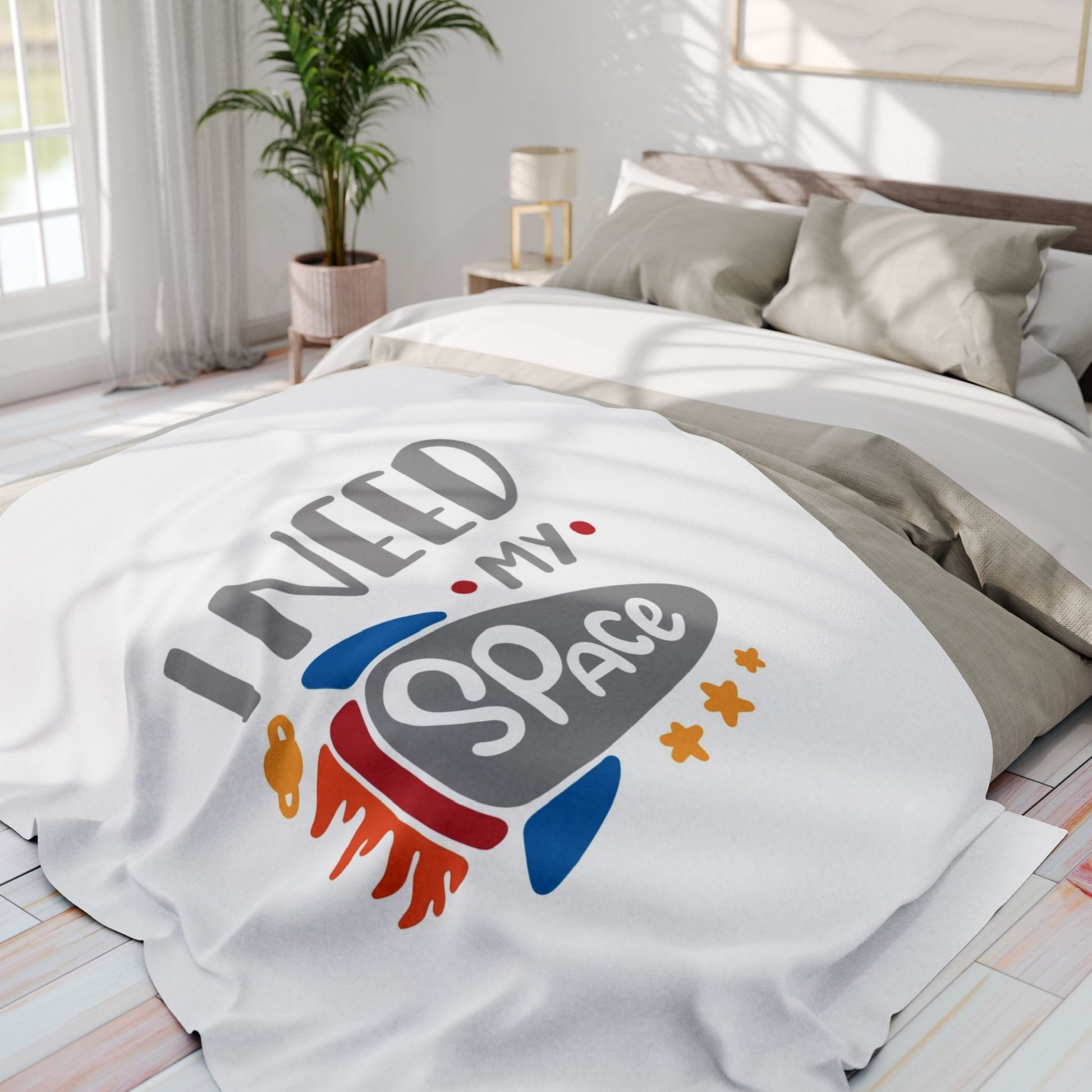 I Need My Space Arctic Fleece Blanket