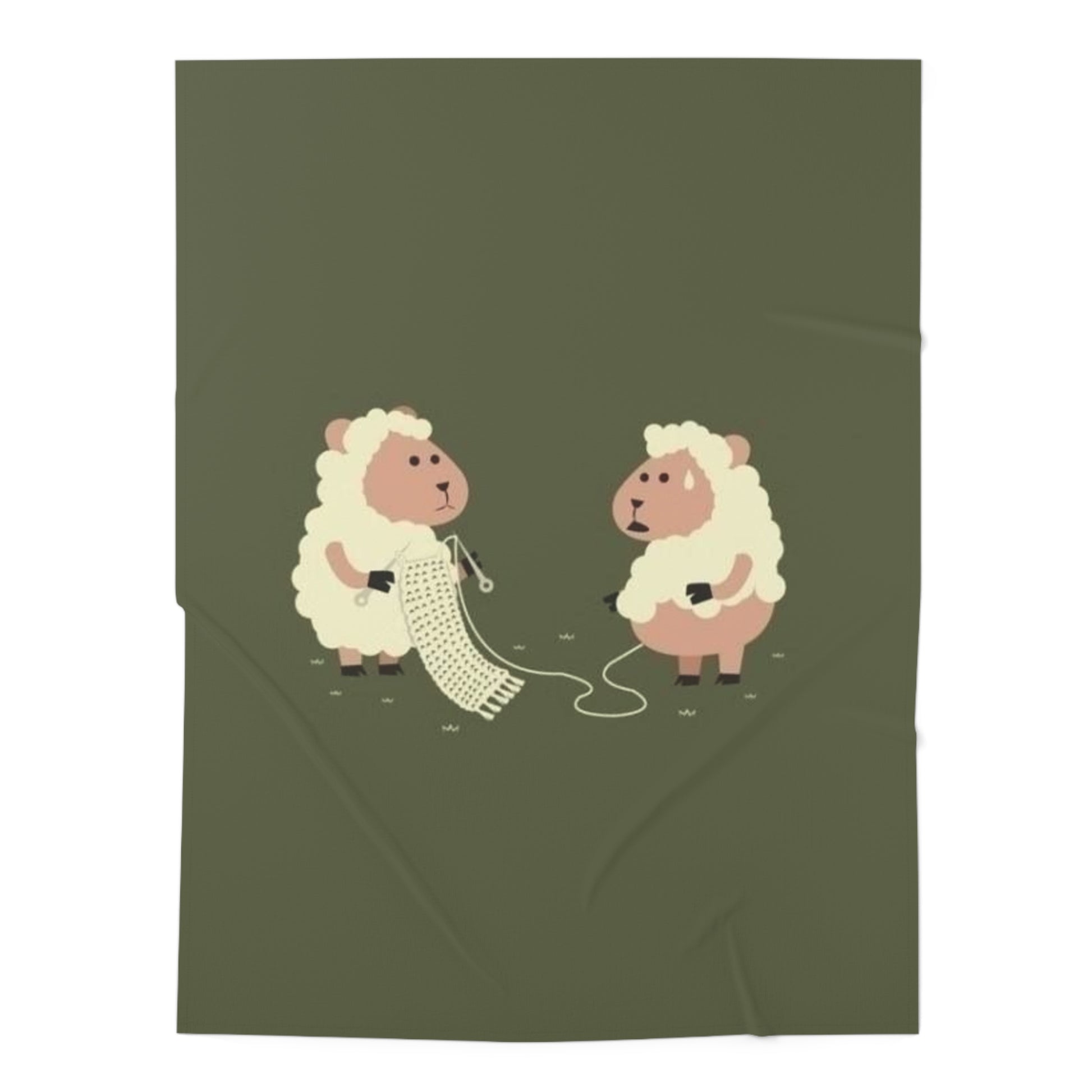 Cute Sheep Baby Swaddle Blanket | Soft Infant Wrap for Newborn