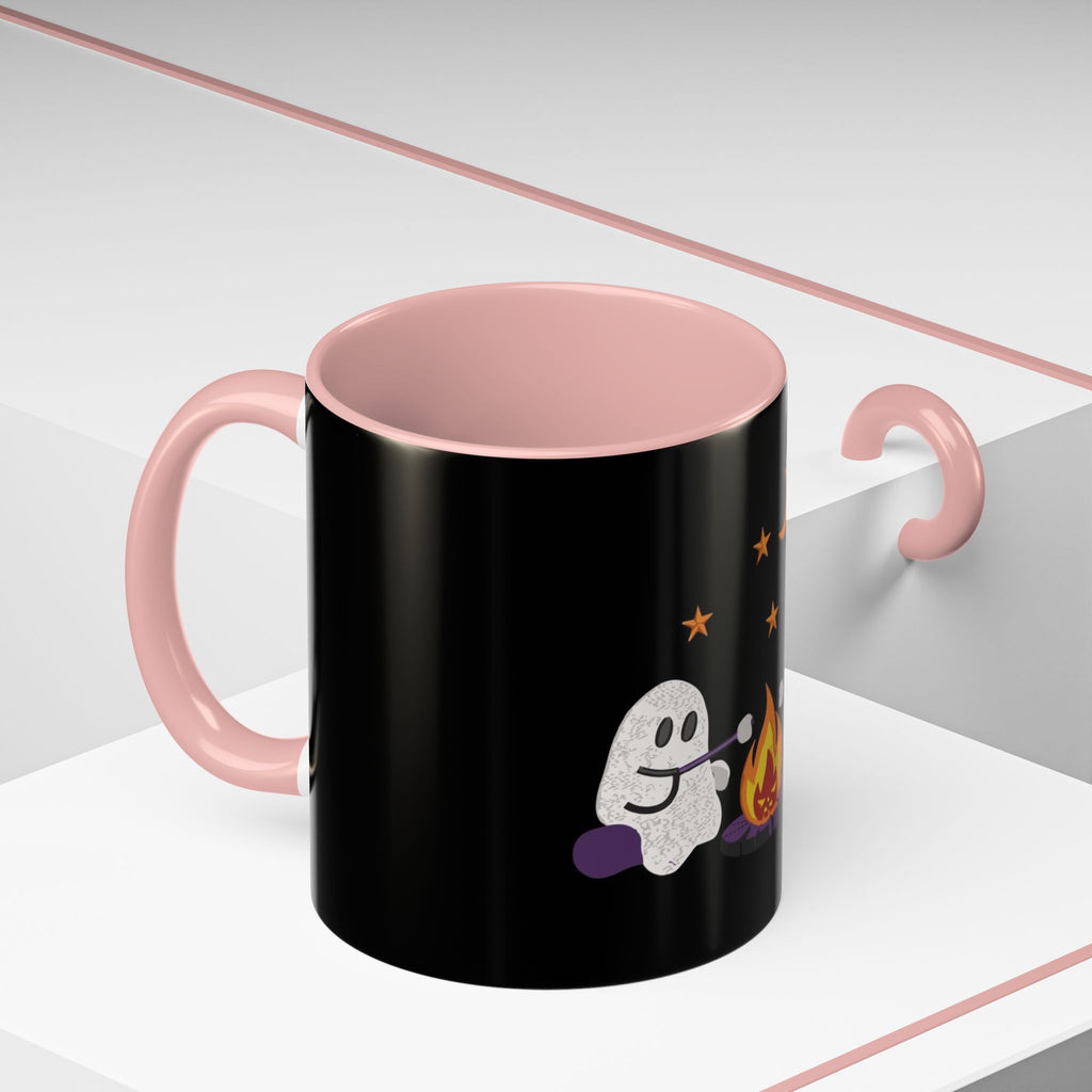 Ghostly Campfire Accent Coffee Mug - Halloween Decor