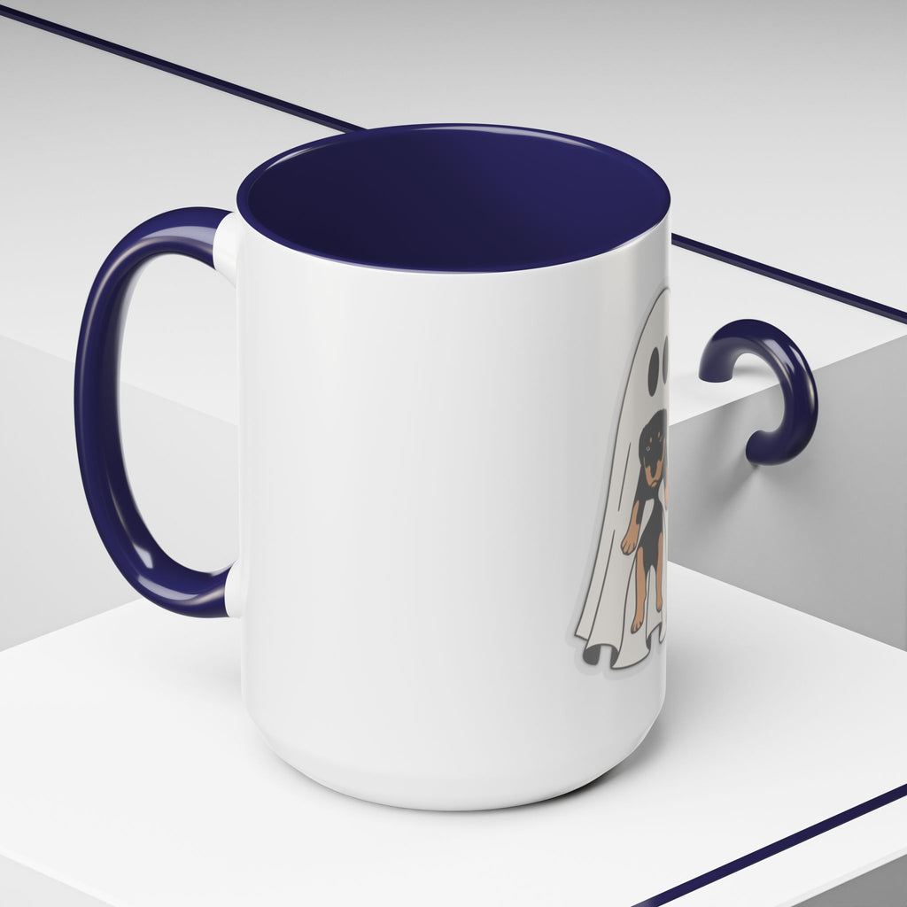 Ghostly Pup Coffee Mug - Spooky Pet Lover Gift