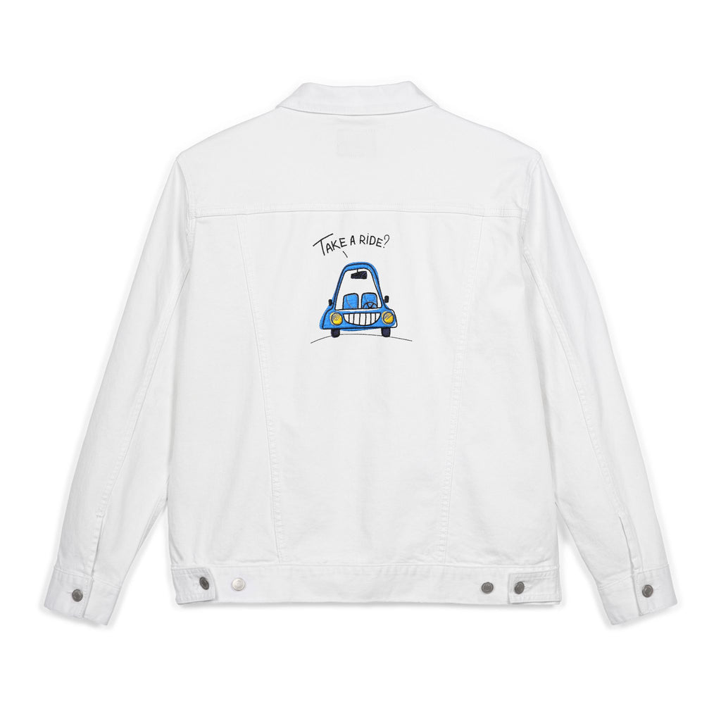 Embroidery unisex Denim Jacket