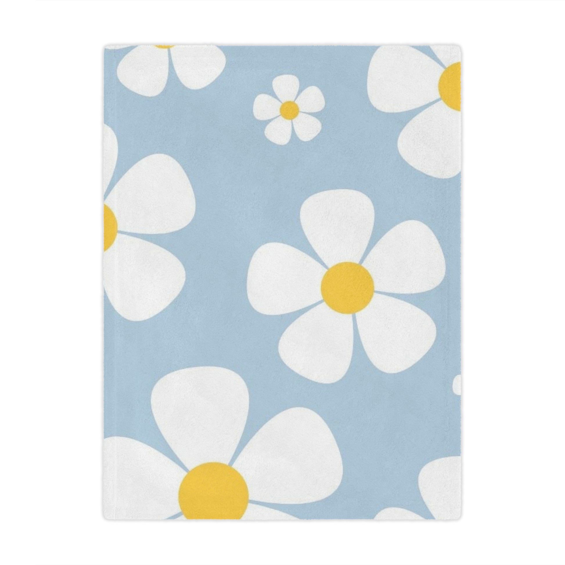 Floral Minky Blanket - Cozy Throw Blanket for Kids