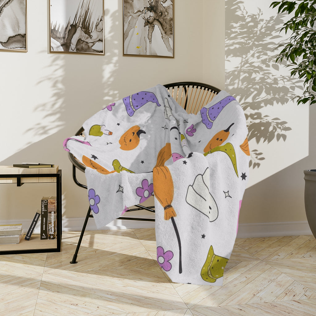 Halloween Cozy Blanket - Soft Microfiber Throw