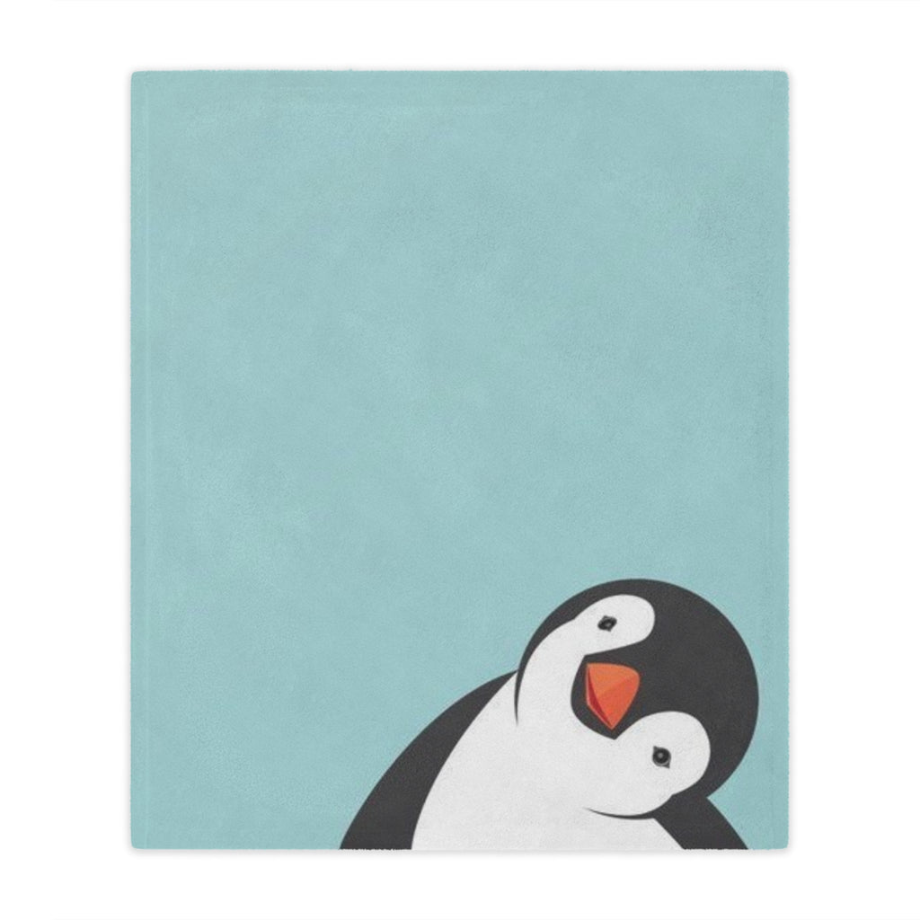 Penguin Minky Blanket - Cozy Throw for Kids