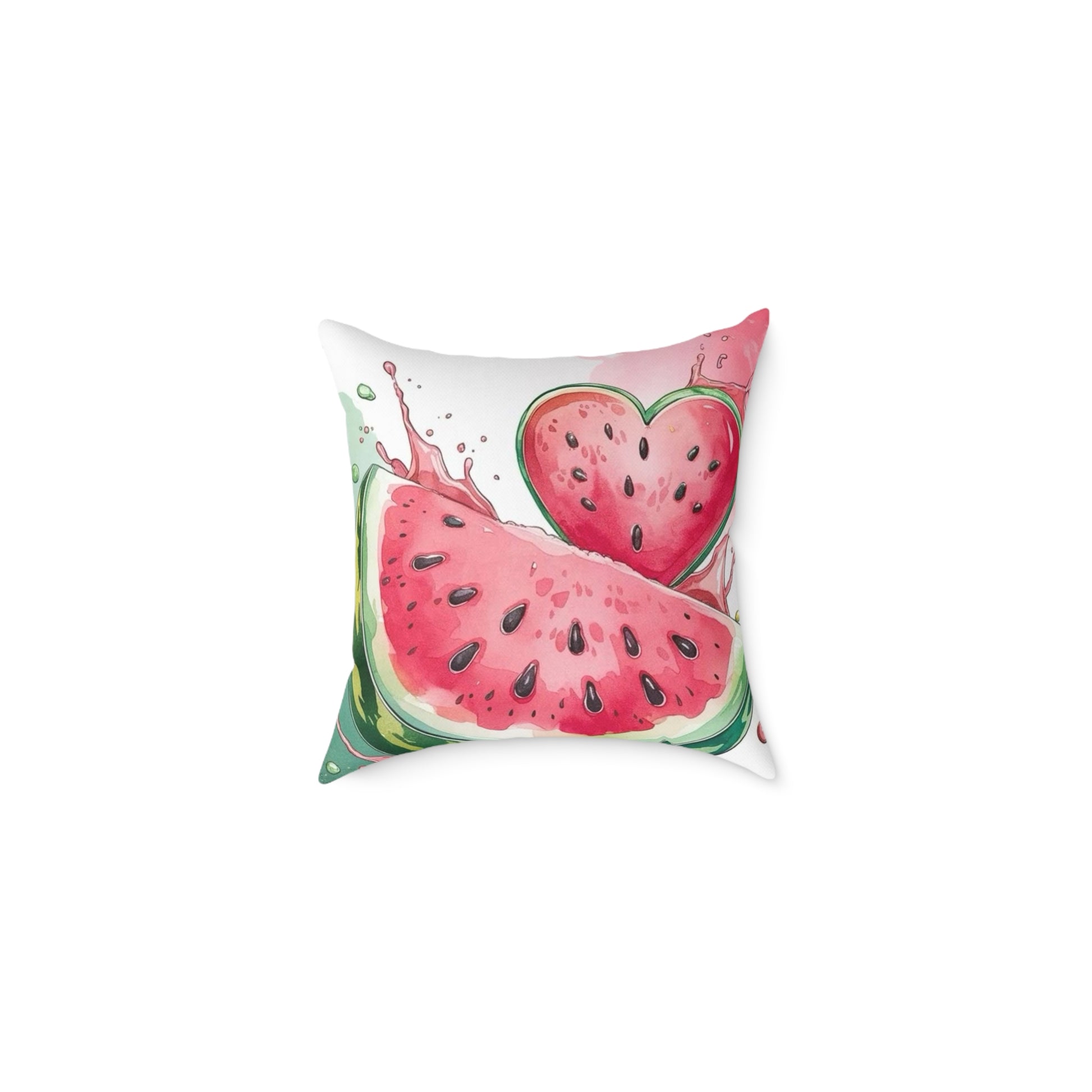 Watermelon Splash Pillow | Summer Home Decor