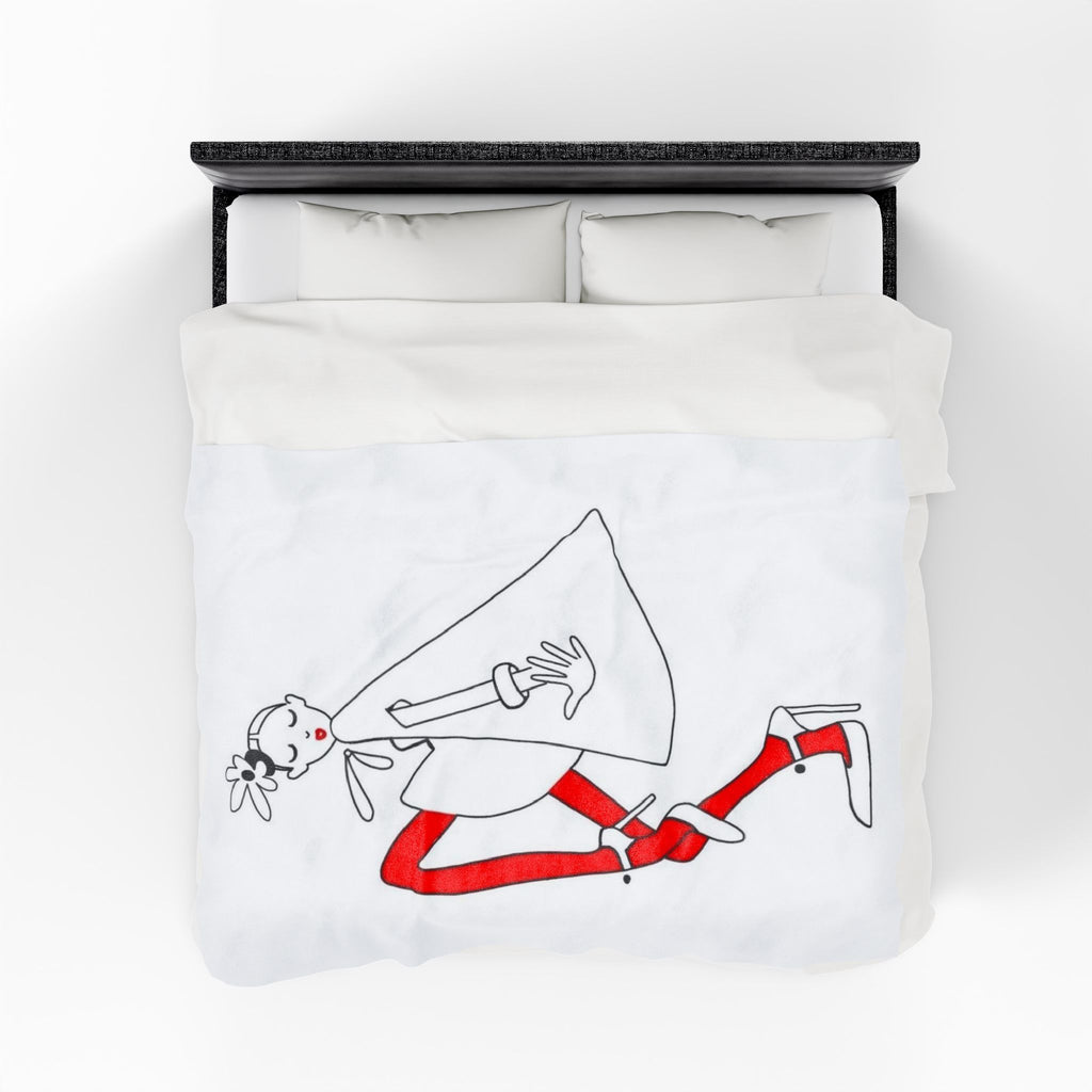 Chic Fashionista Velveteen Plush Blanket