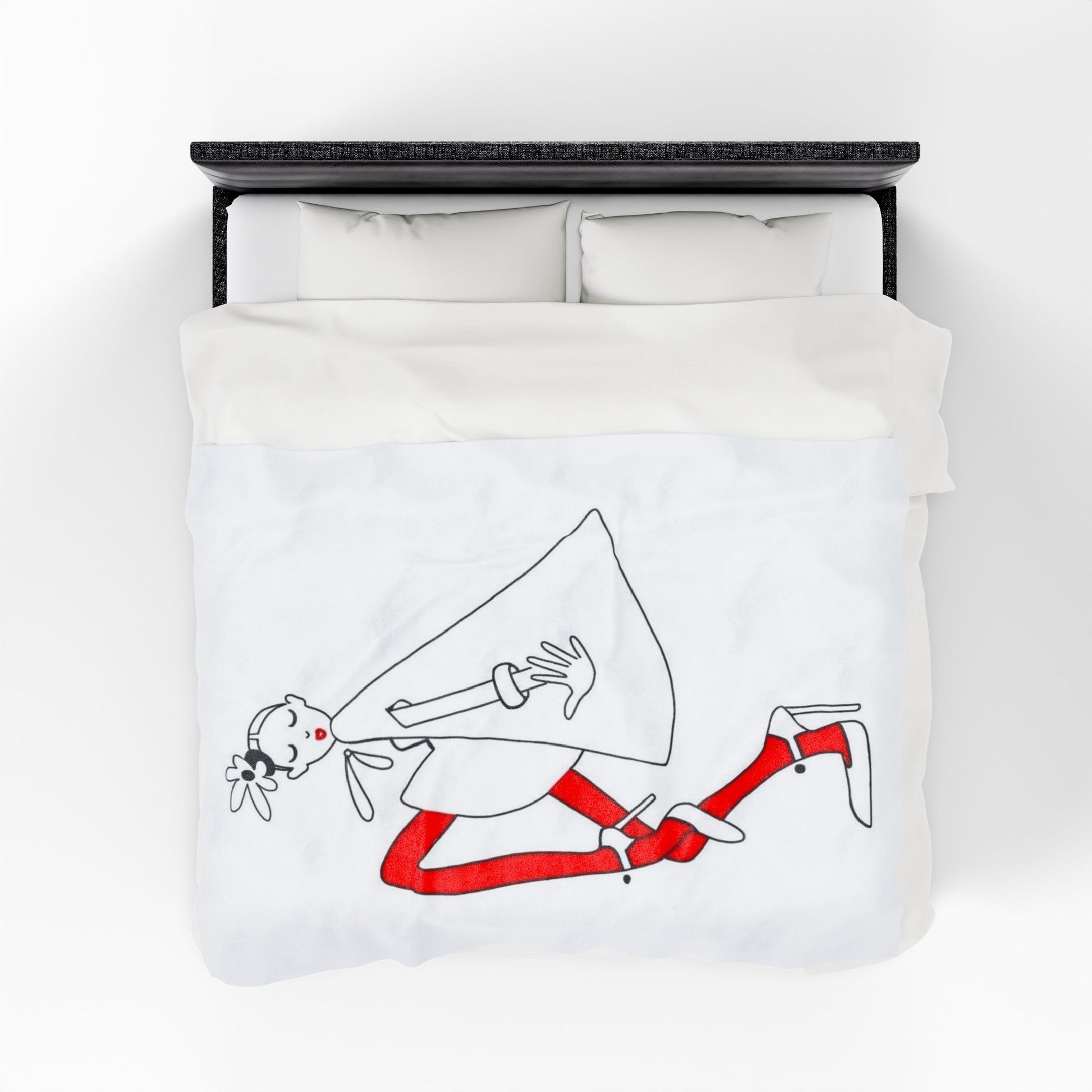 Chic Fashionista Velveteen Plush Blanket