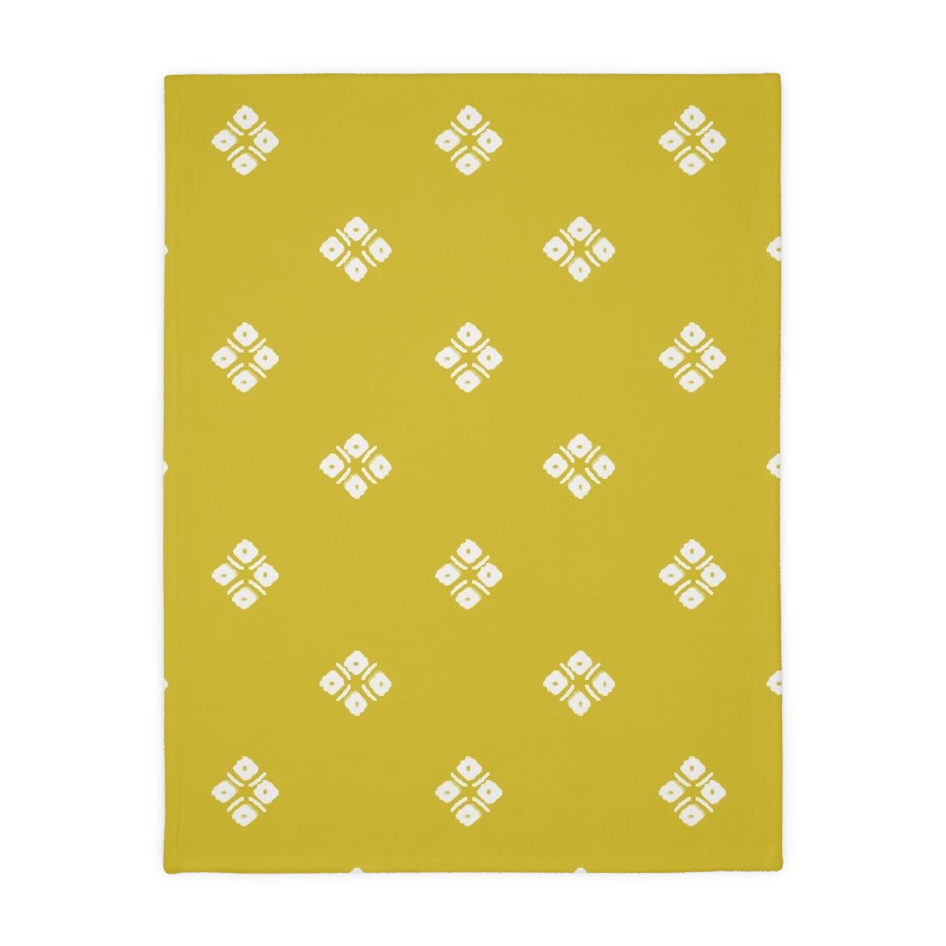 Cozy Velveteen Microfiber Blanket - Soft Two-Sided Print for Home Decor