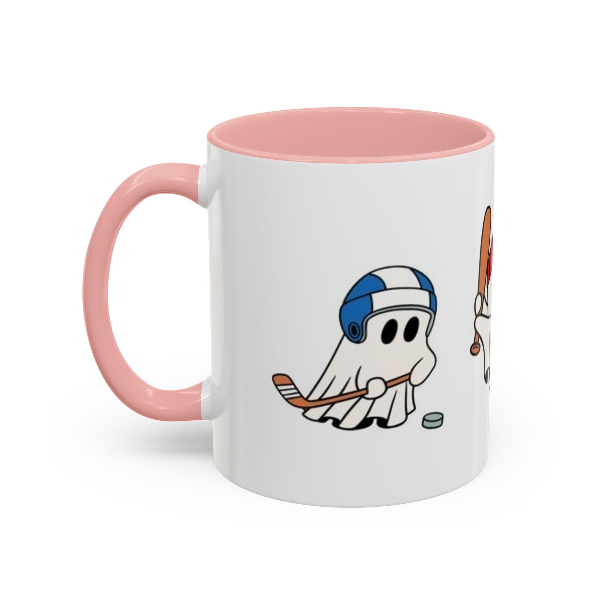 Whimsical Sports Ghost Coffee Mug - Fun Ghost Drawing