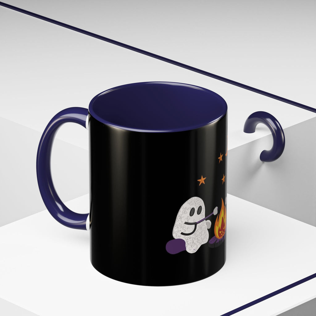 Ghostly Campfire Accent Coffee Mug - Halloween Decor