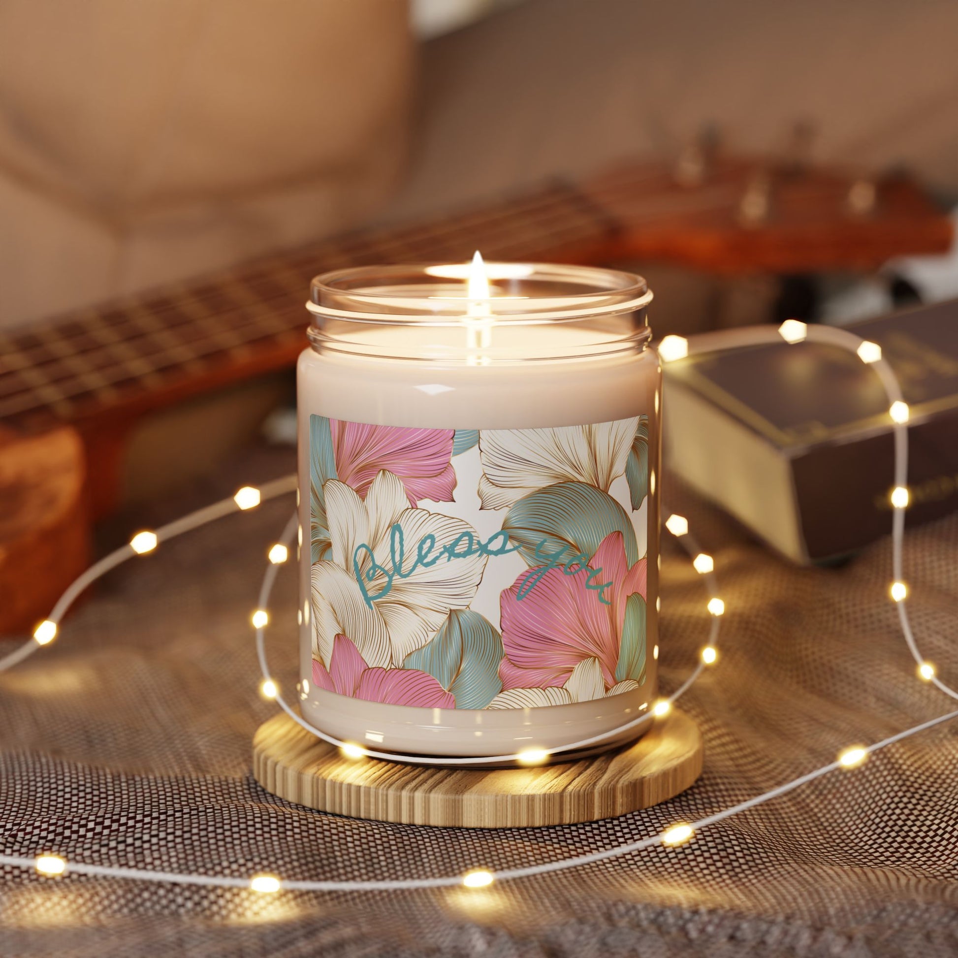Tropical Floral Scented Soy Candle