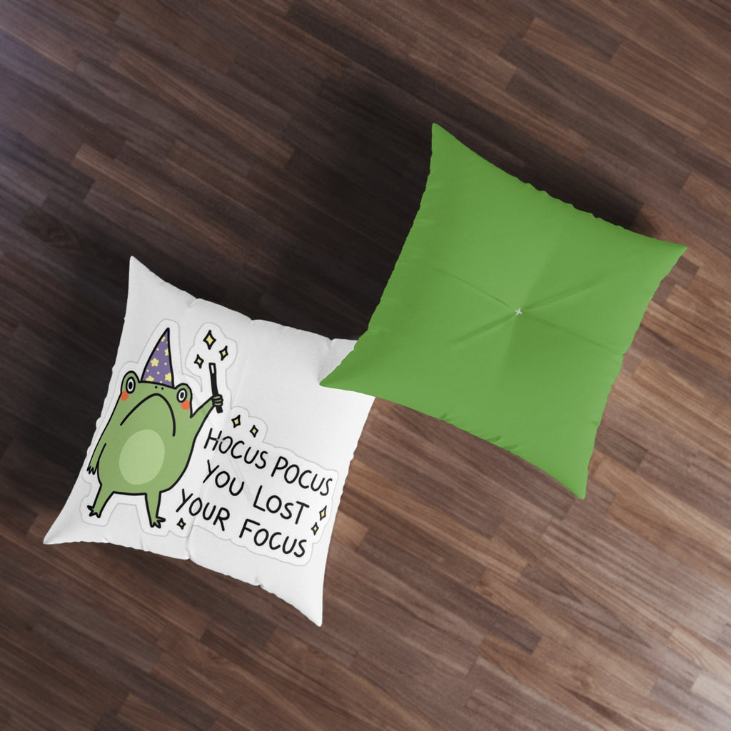 Whimsical Frog Floor Pillow - Hocus Pocus Decor