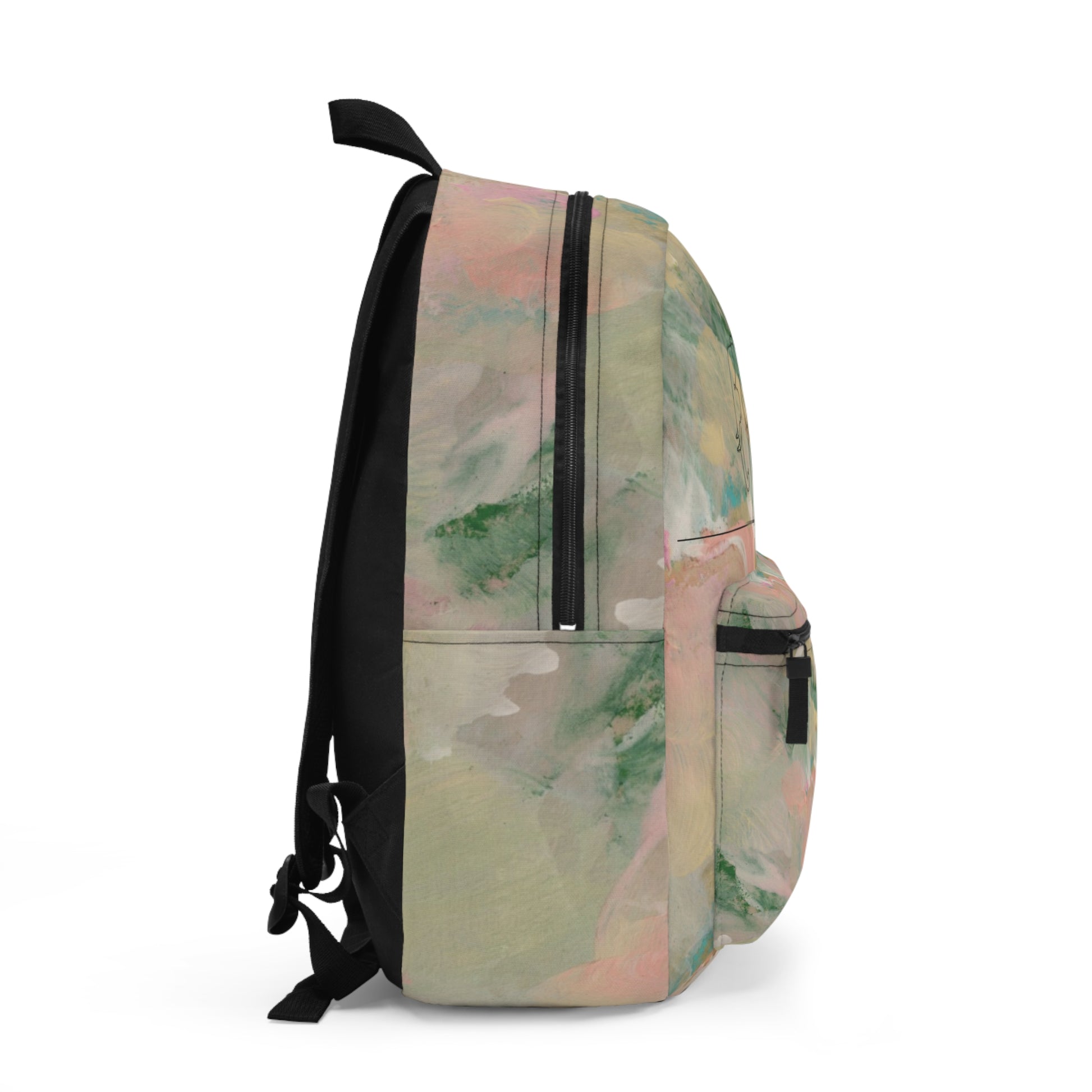 Pastel Elephant Print Backpack