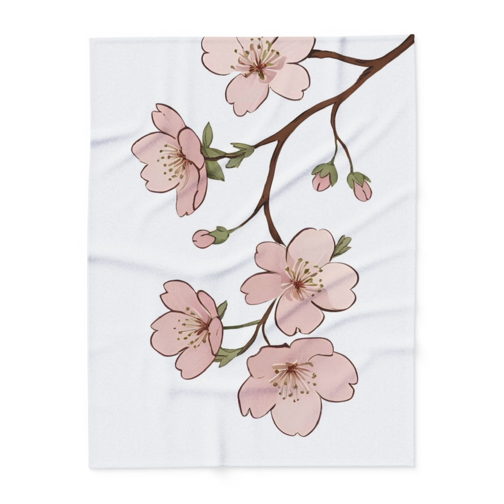 Cherry Blossom Arctic Fleece Blanket