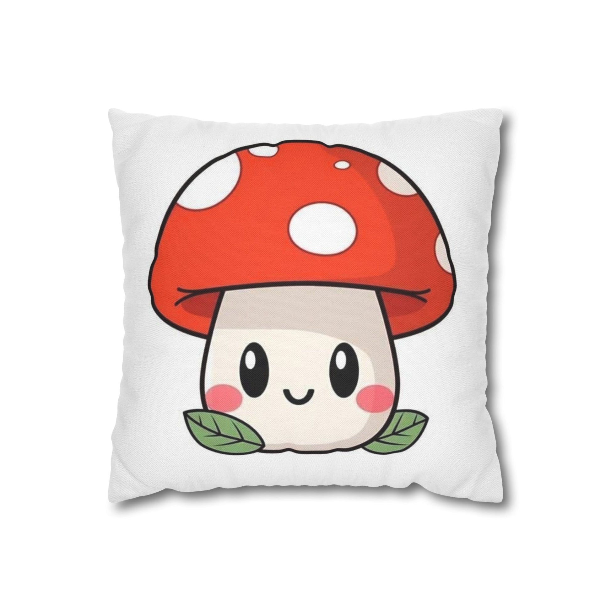 Cute Mushroom Pillowcase - cushion cover