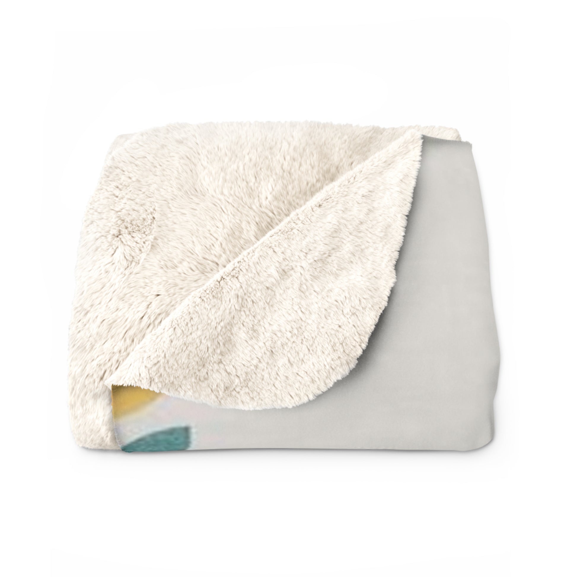 Cozy Floral Sherpa Fleece Blanket