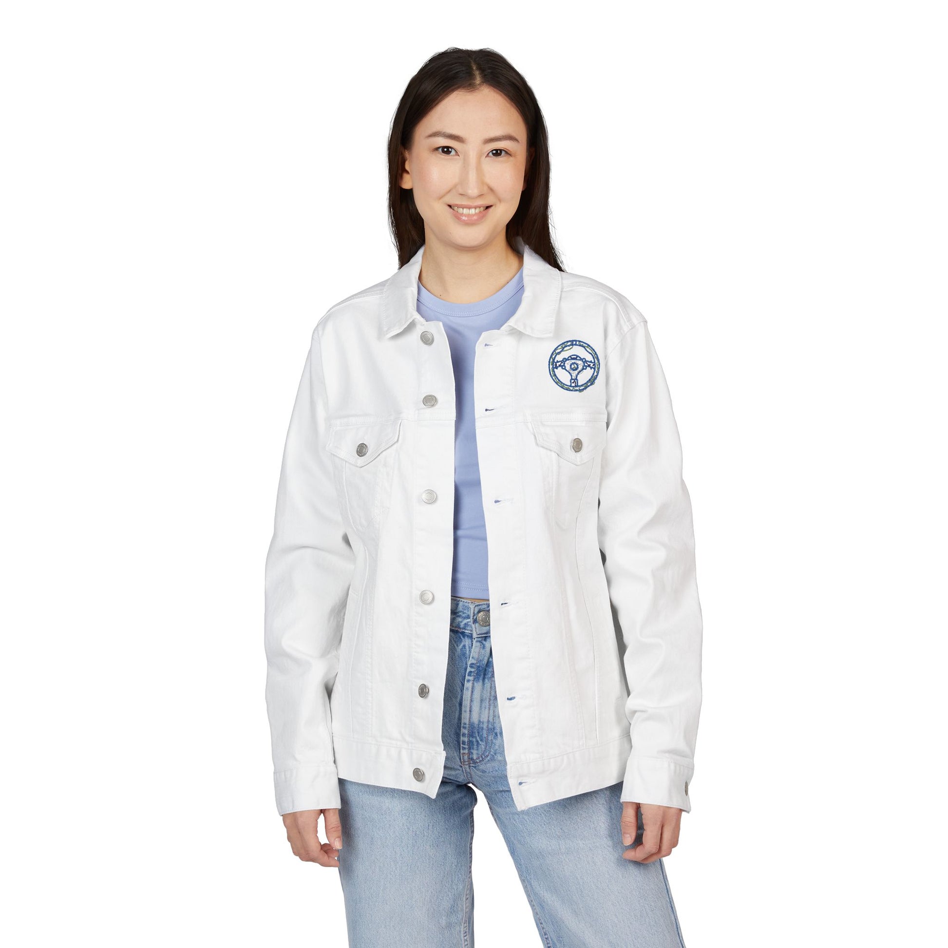 Embroidery unisex Denim Jacket