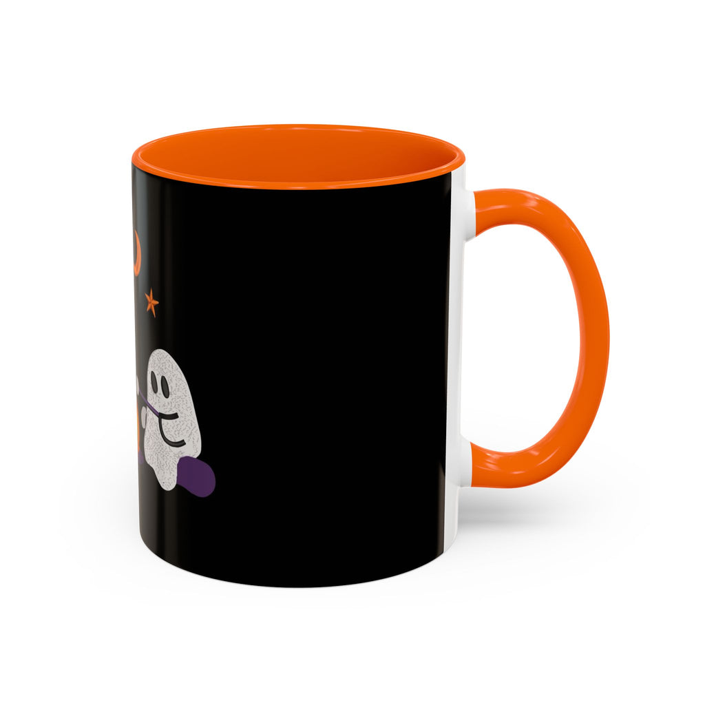 Ghostly Campfire Accent Coffee Mug - Halloween Decor