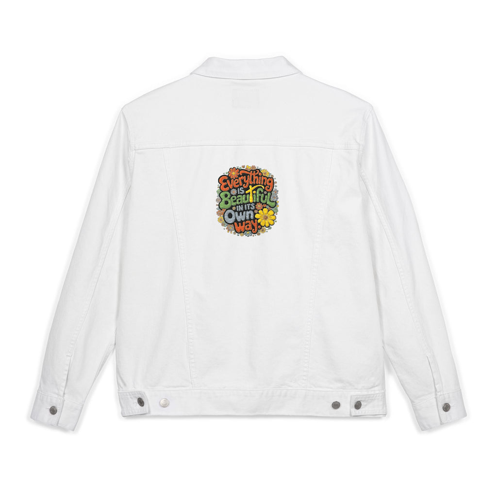 Cute Embroidered Unisex Denim Jacket