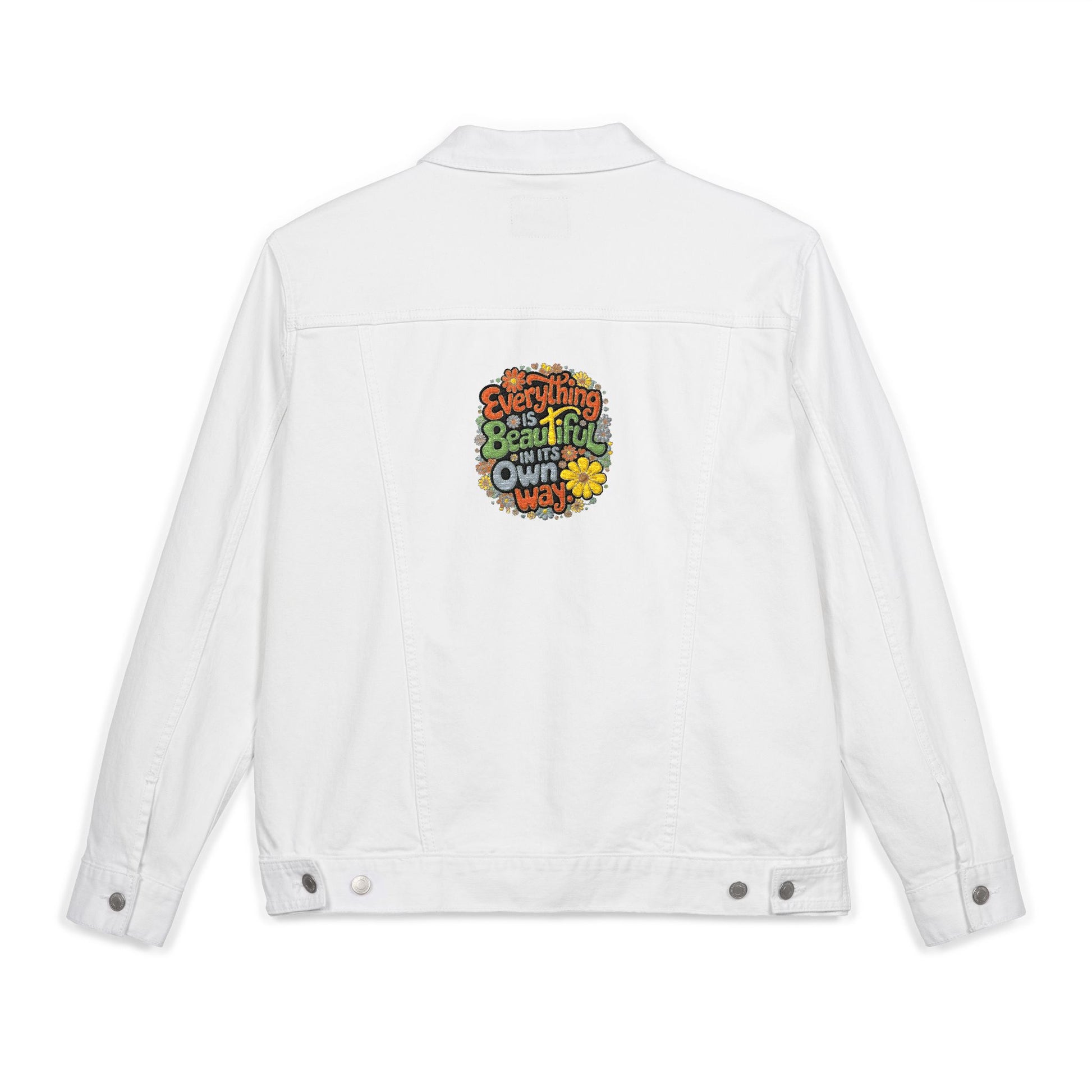 Cute Embroidered Unisex Denim Jacket