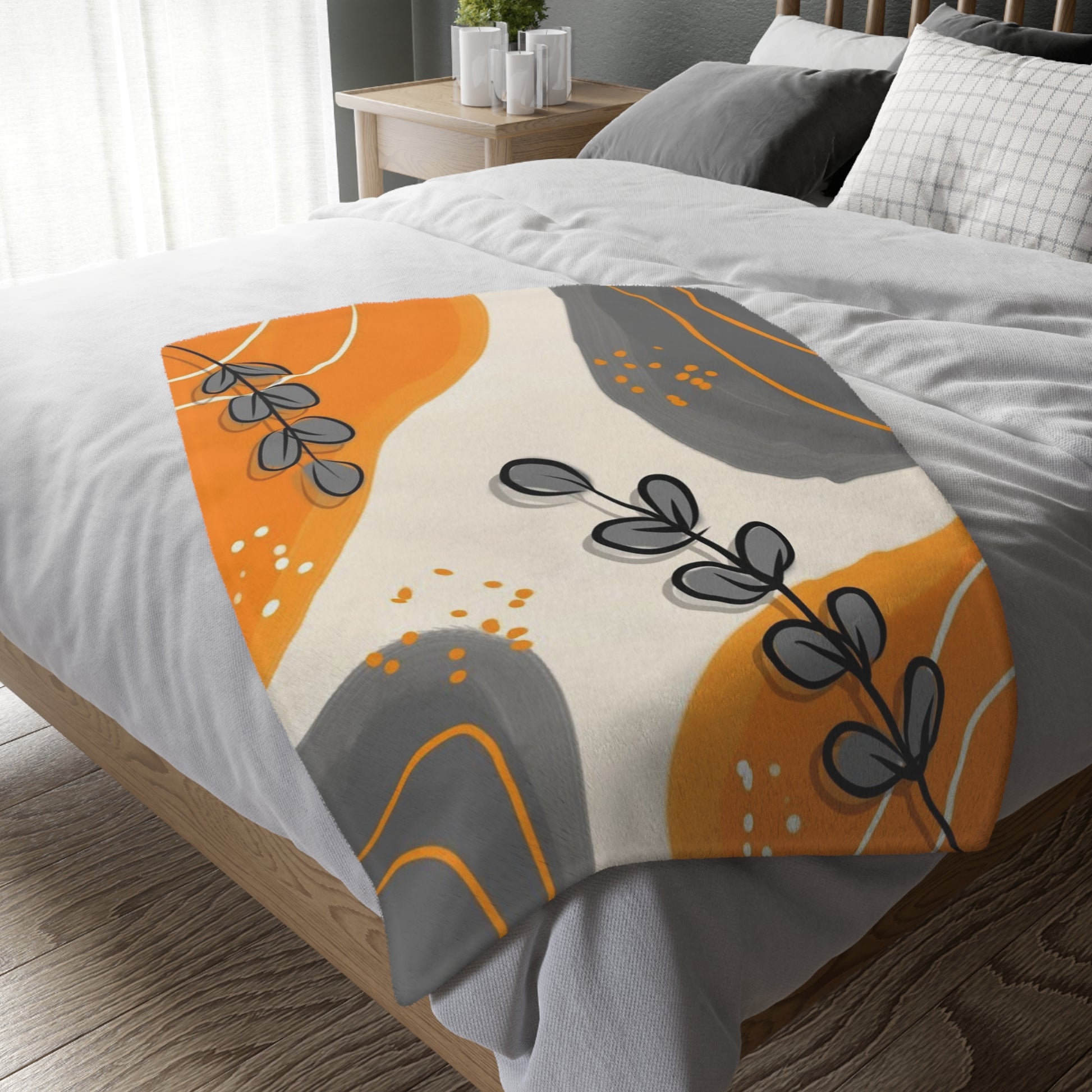 Cozy Artistic Velveteen Microfiber Blanket