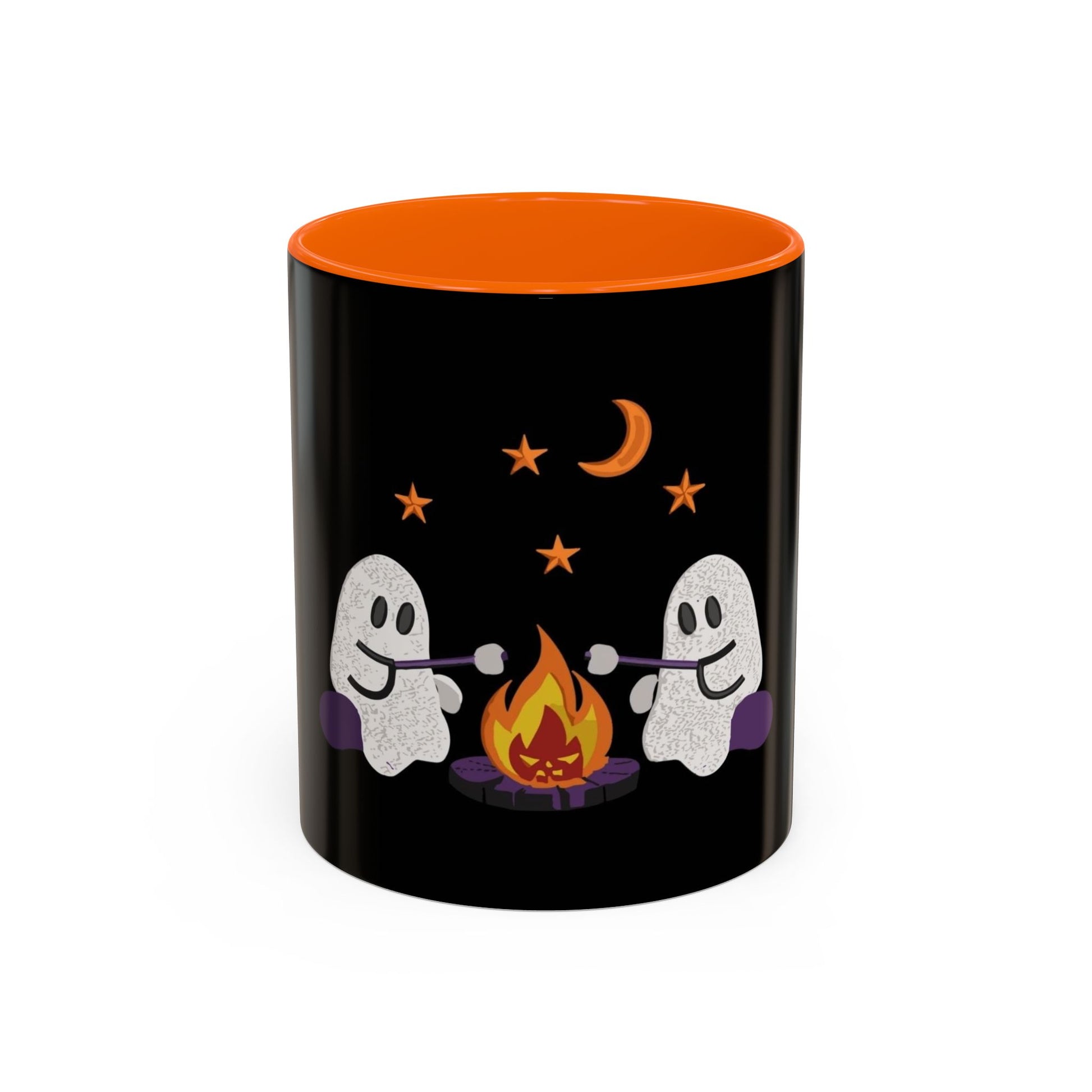 Ghostly Campfire Accent Coffee Mug - Halloween Decor