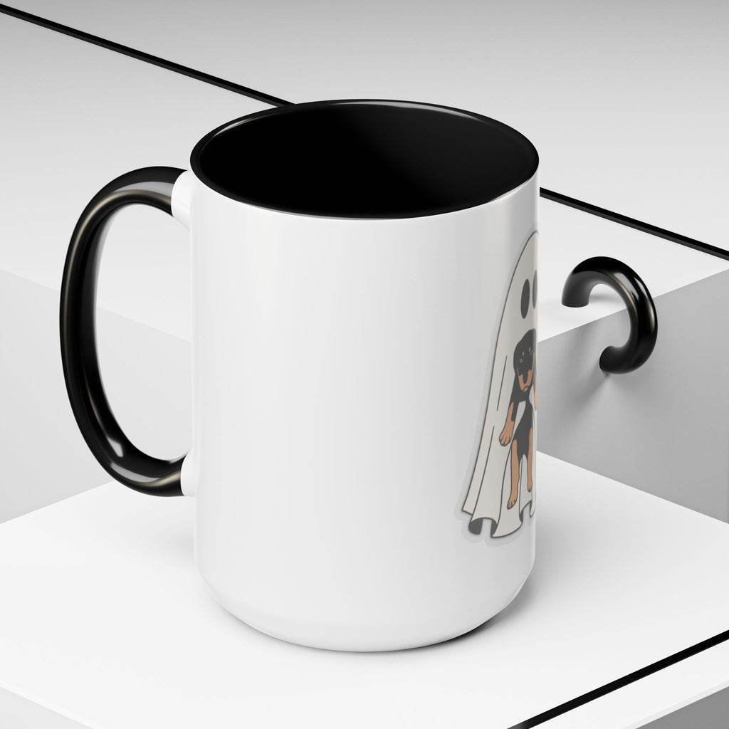 Ghostly Pup Coffee Mug - Spooky Pet Lover Gift