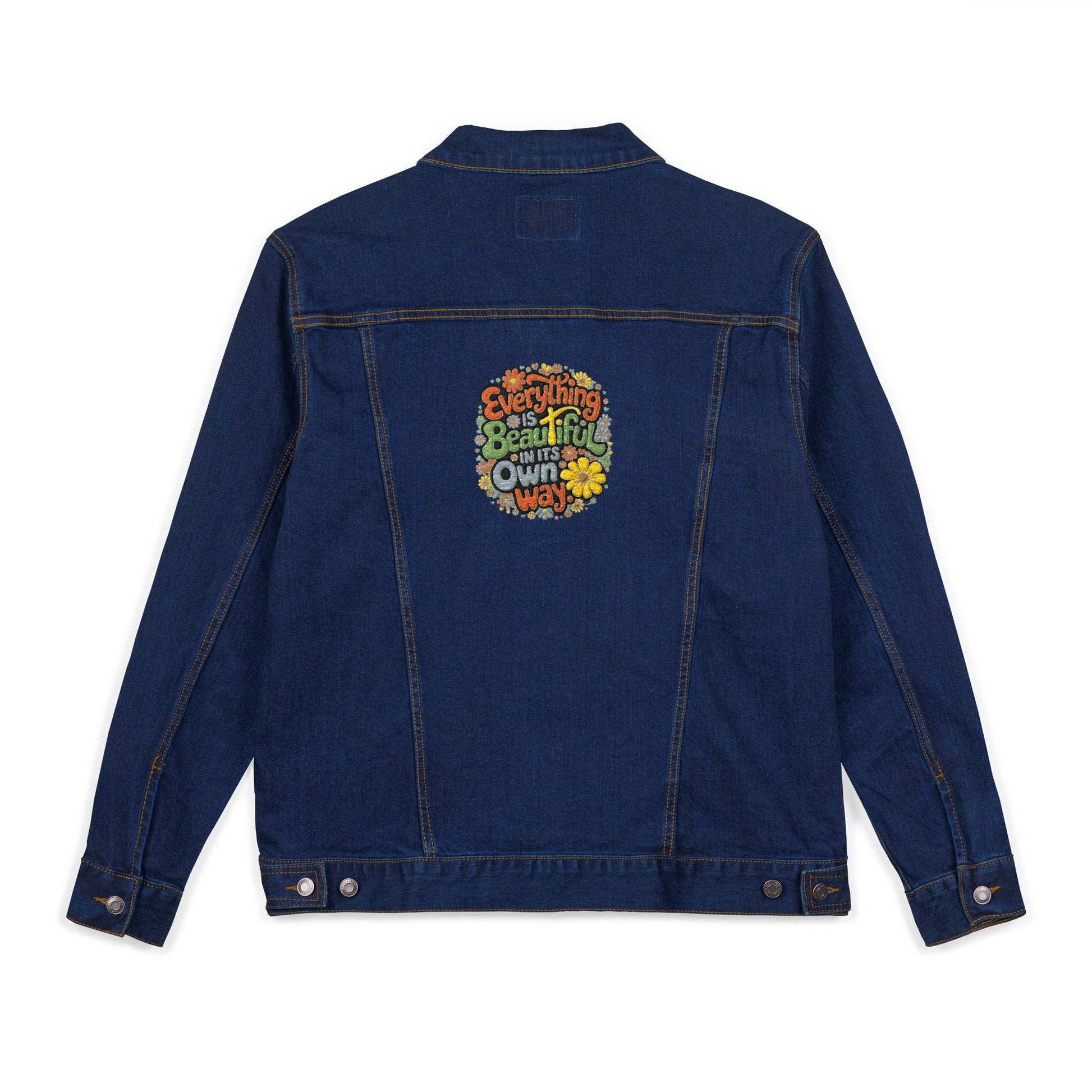Cute Embroidered Unisex Denim Jacket