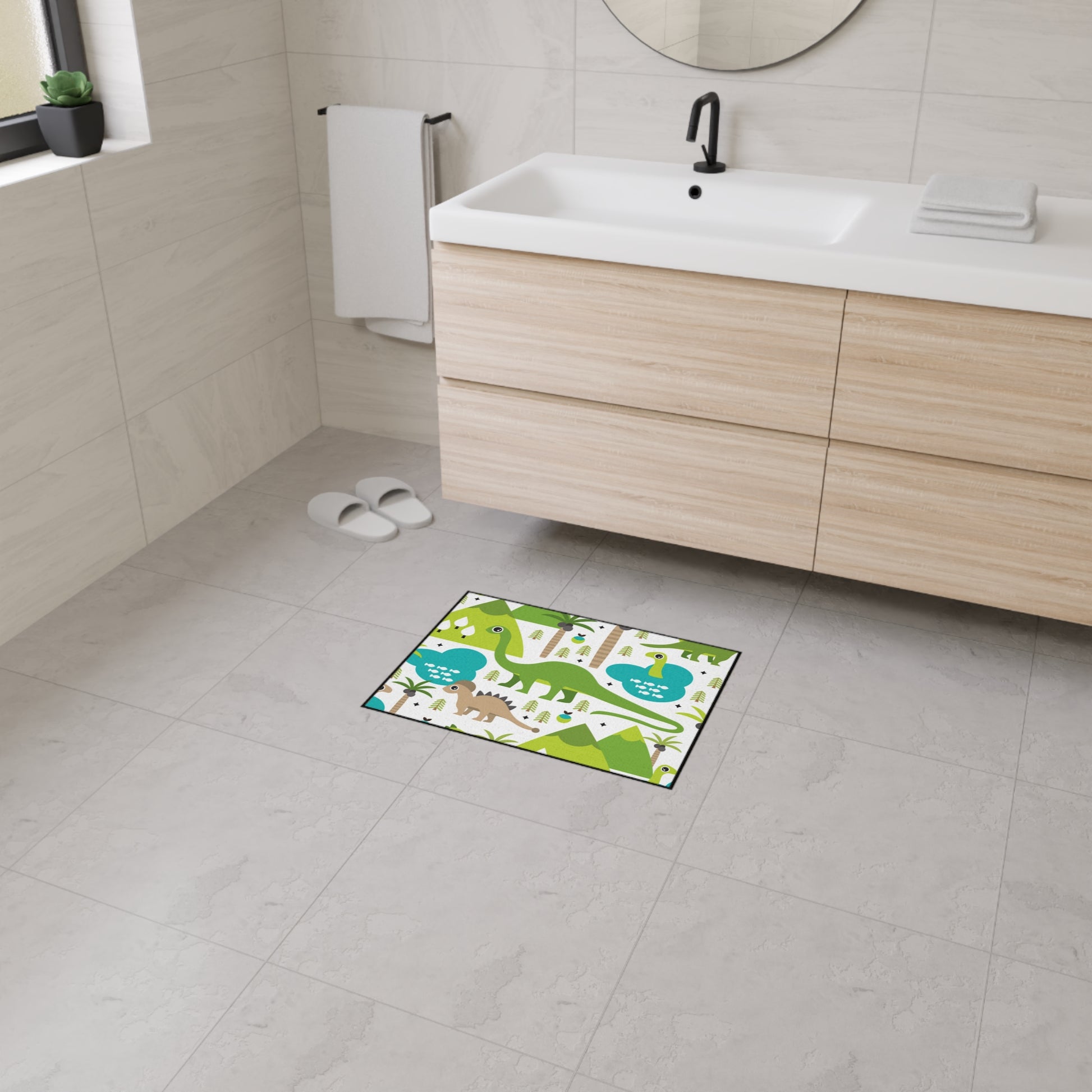 Dinosaur Floor Mat - Playful Home Decor for Kids