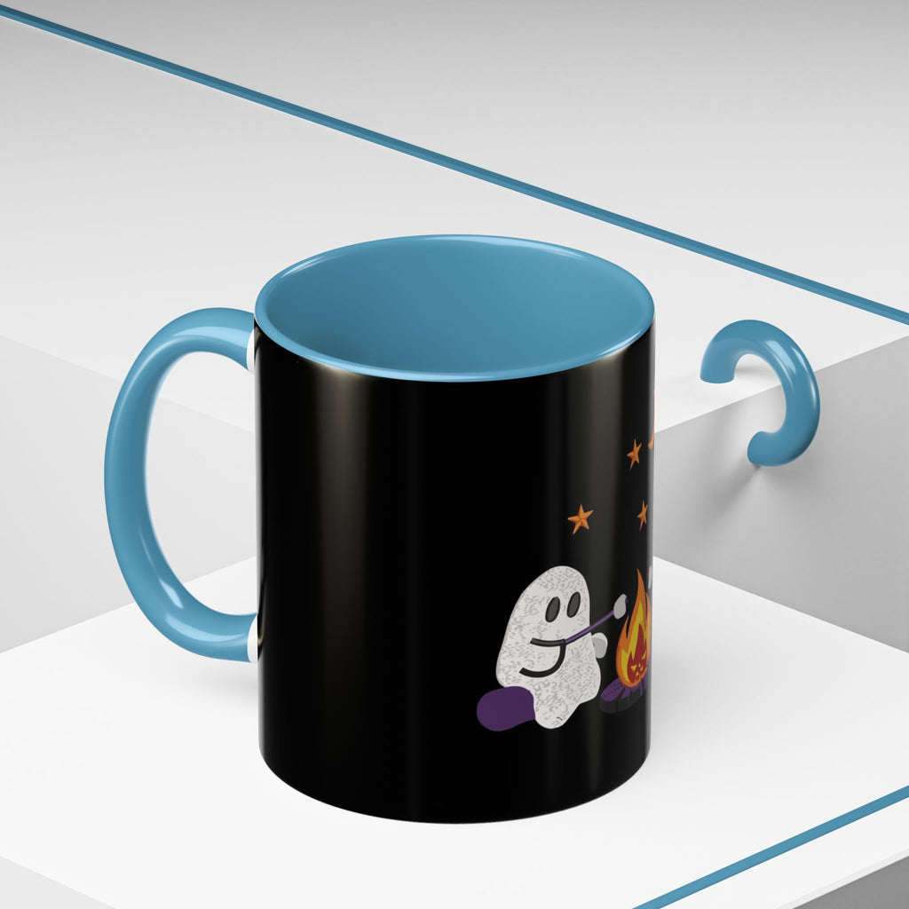 Ghostly Campfire Accent Coffee Mug - Halloween Decor