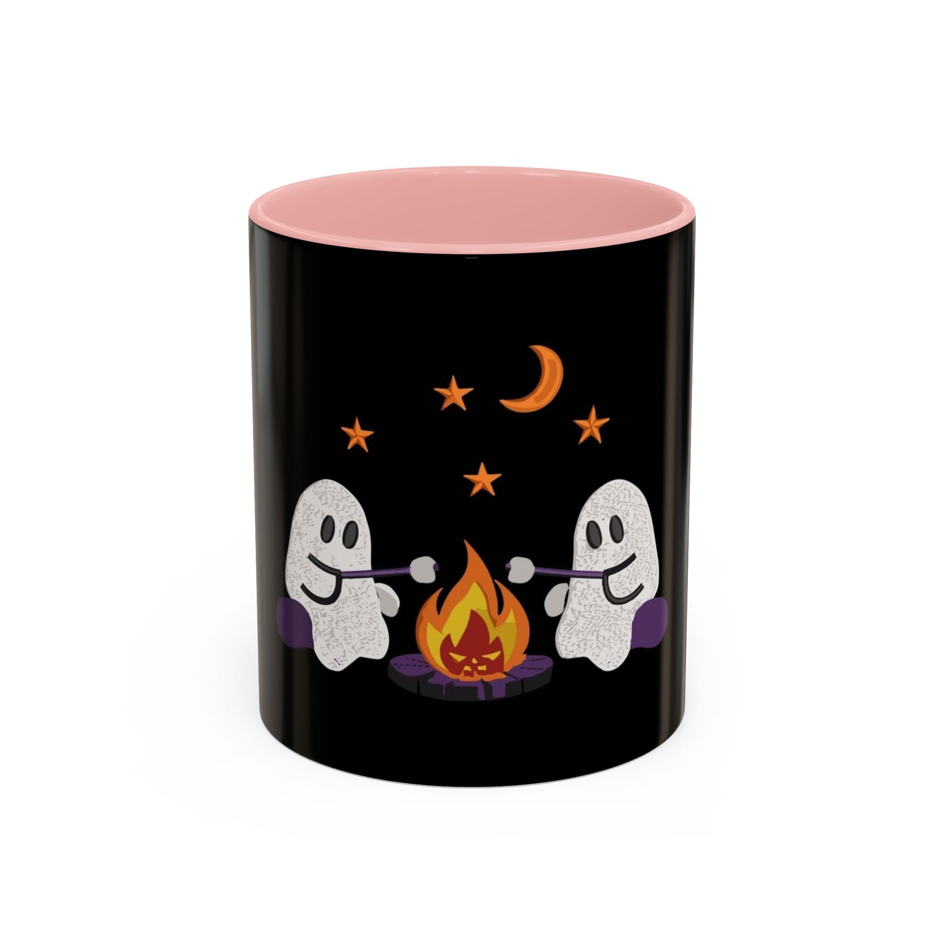 Ghostly Campfire Accent Coffee Mug - Halloween Decor