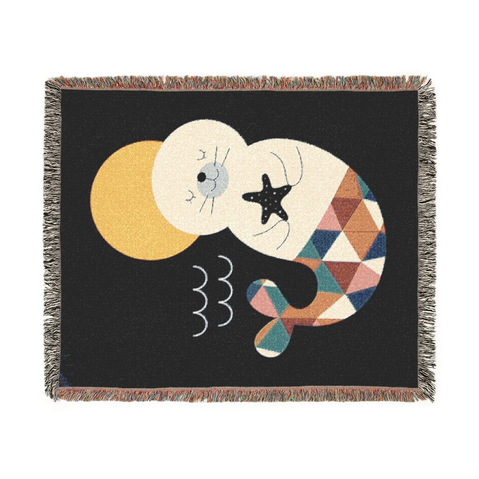 Whimsical Woven Blanket for Cozy Nights