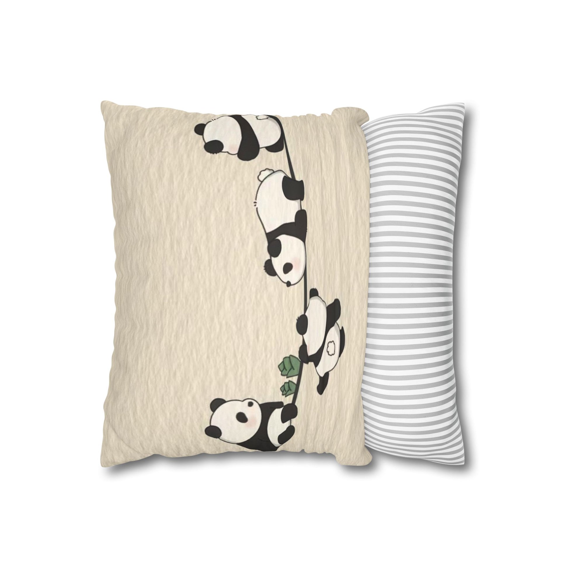 Panda Decor Pillowcase - Cozy Home Accent