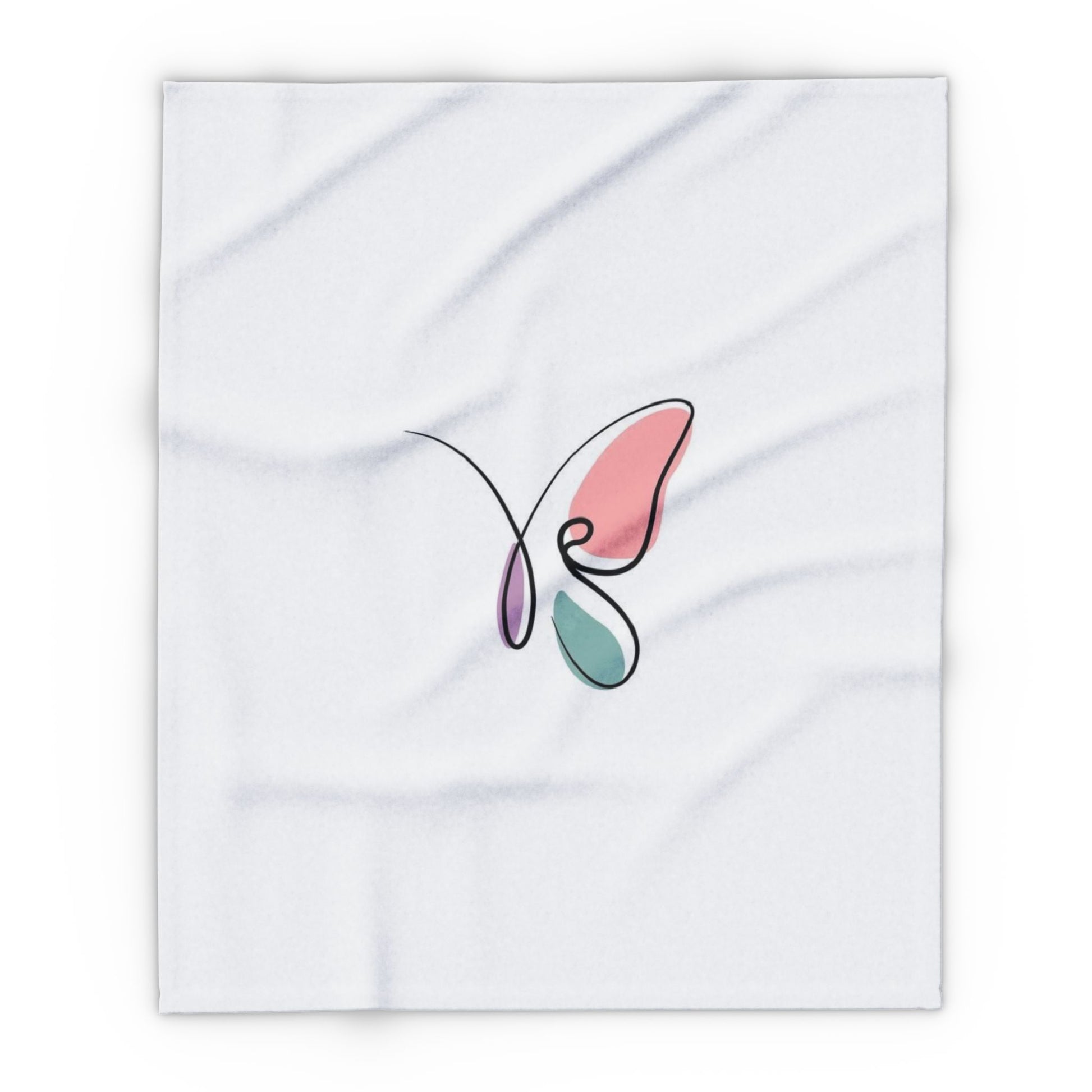 Butterfly Art Arctic Fleece Blanket