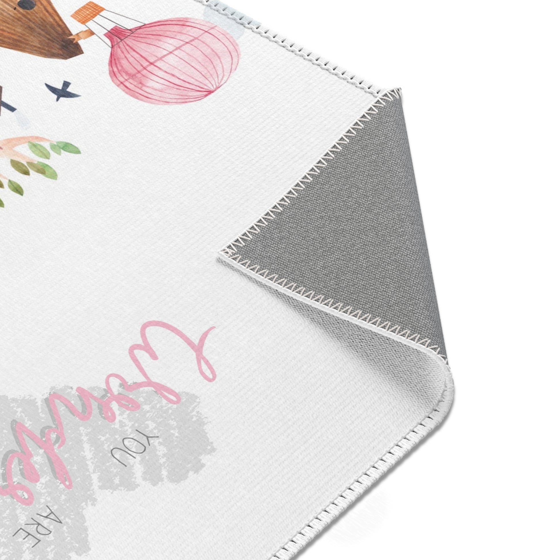 Whimsical Area Rug - You Are Wonderful