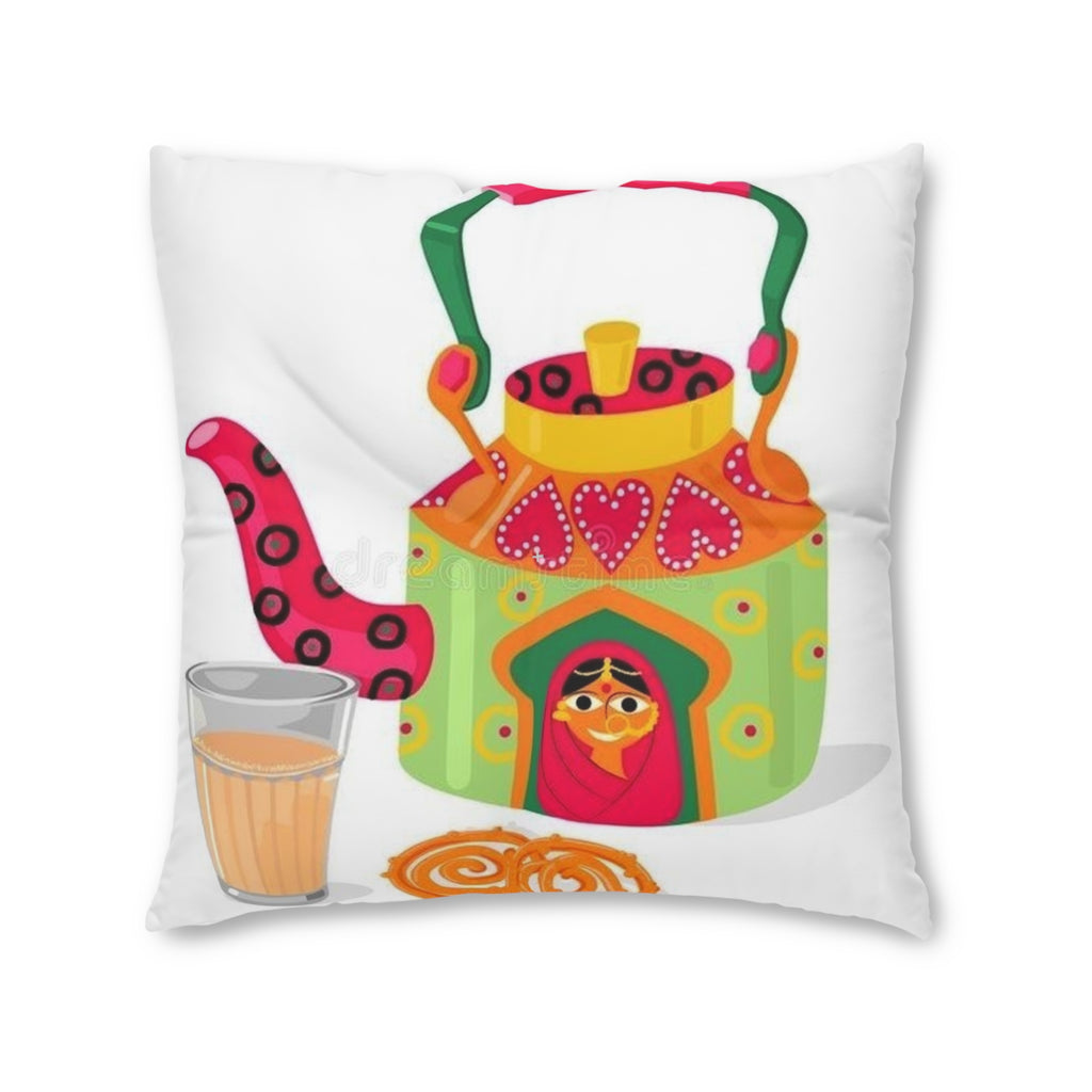 Vibrant Tufted Floor Pillow