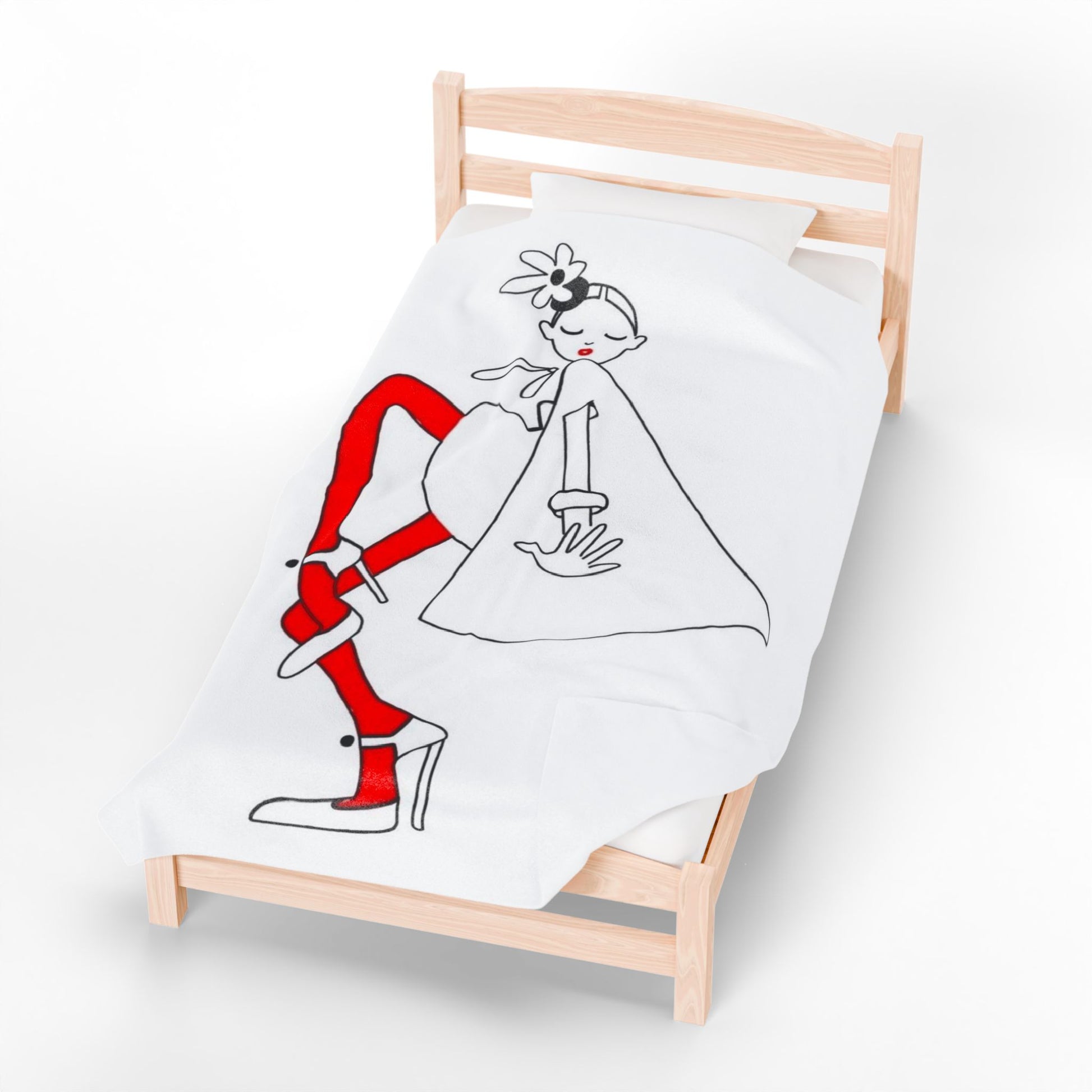 Chic Fashionista Velveteen Plush Blanket